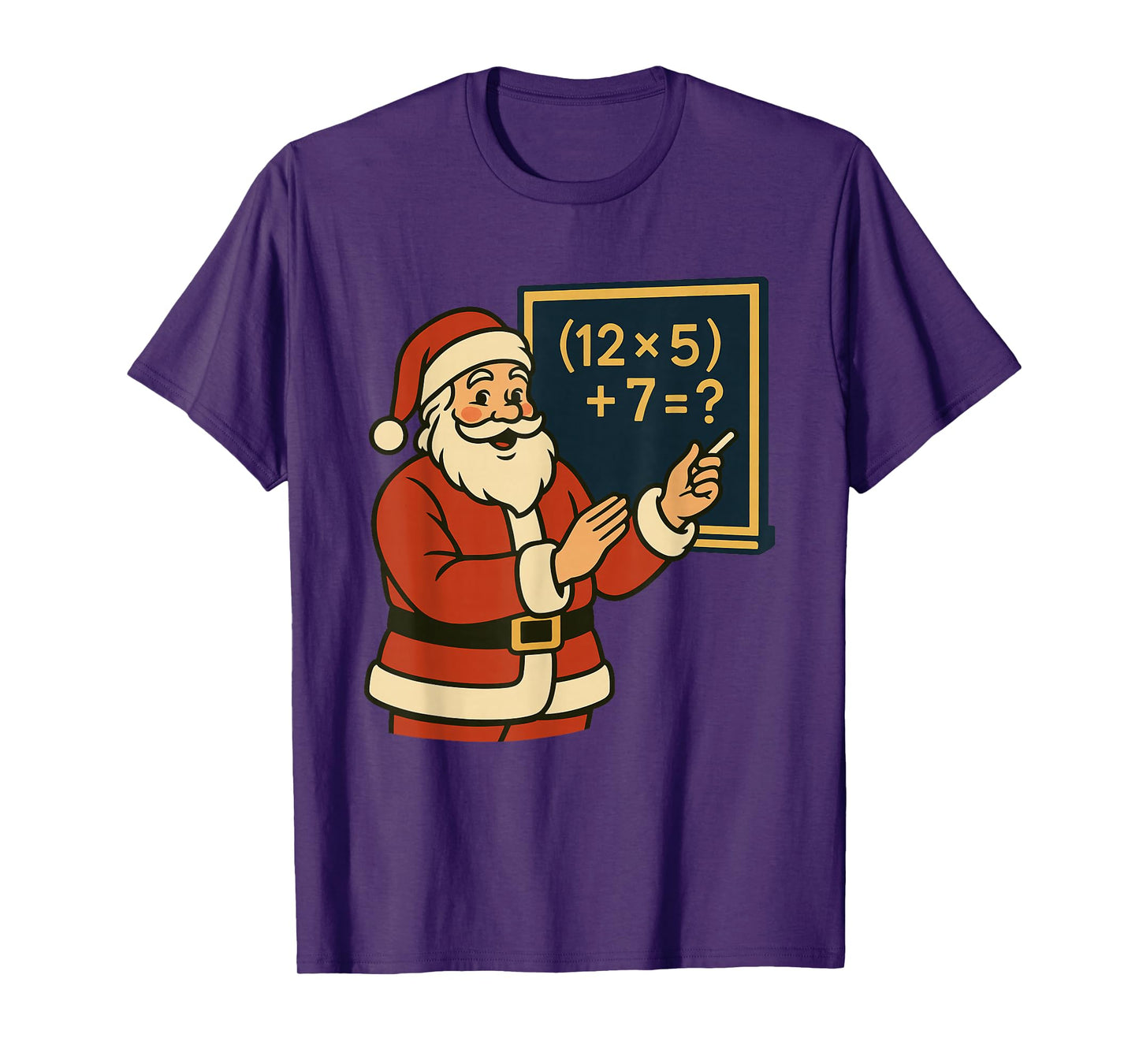 67 Teacher Santa Christmas Six Seven Meme Brainrot Math Xmas T-Shirt
