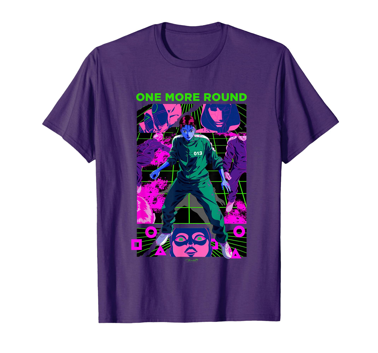 Squid Game 2 One More Round Player 013 Retro Manhwa Panels T-Shirt