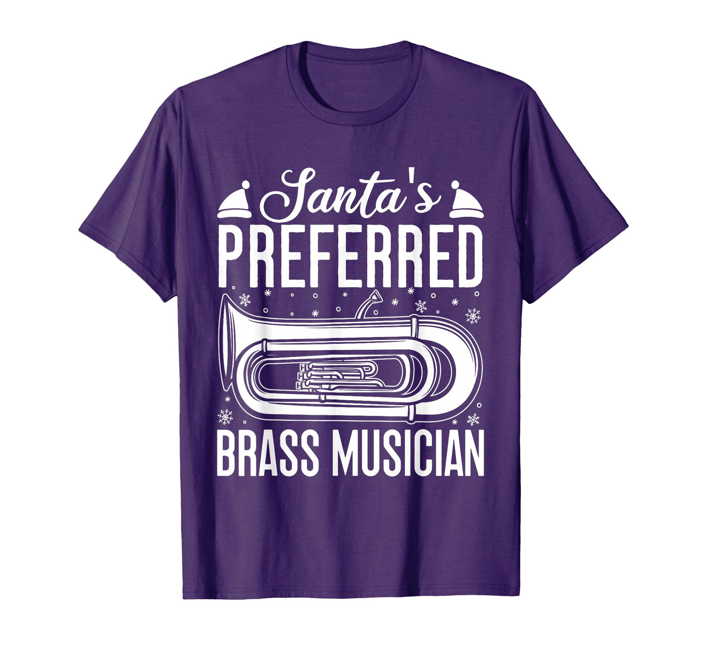 Bariton Player Santa´s Preferred Brass Musician Euphonium T-Shirt