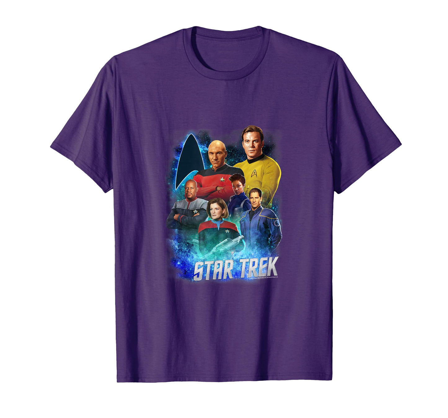 Star Trek Starfleet Legendary Captains Vintage Group Shot T-Shirt