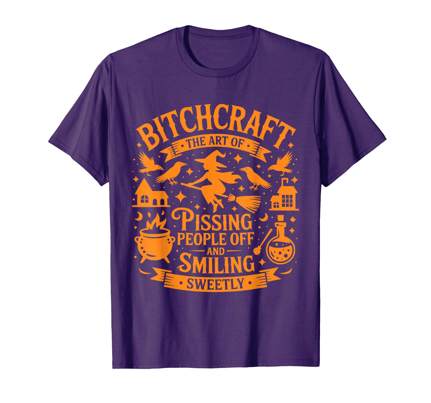 Bitchcraft Funny Witch Halloween T-Shirt