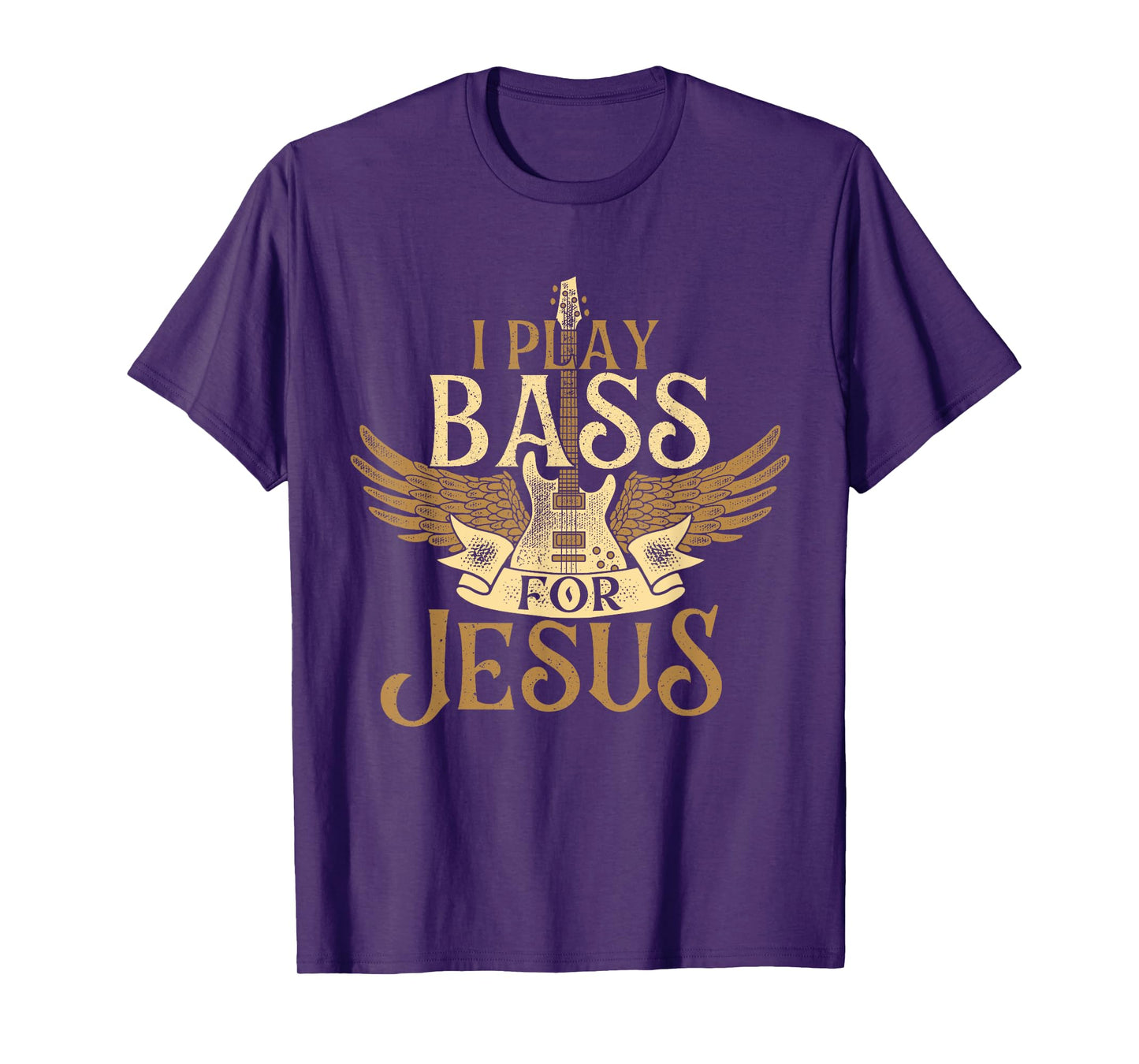 I Play Bass For Jesus - Bassist Musician Bass Guitar Music T-Shirt