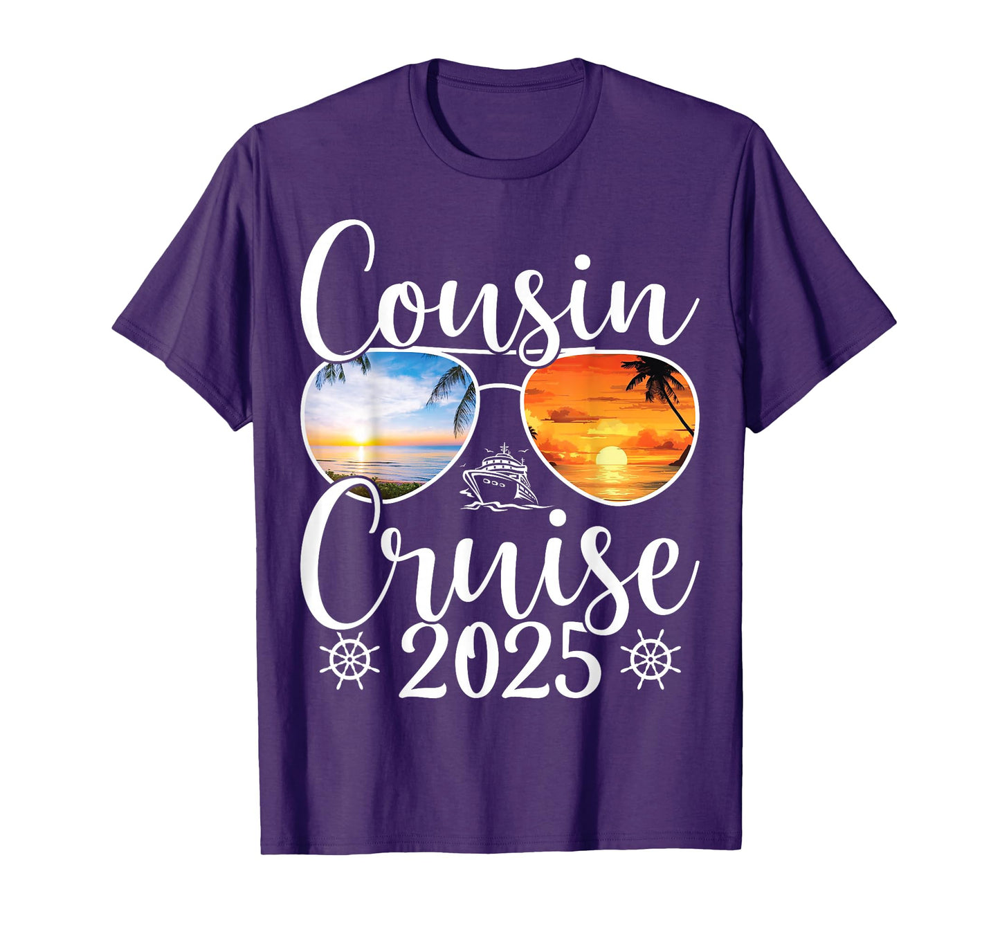 Cousin Cruise 2025 Girls Sister Cruise 2025 Vacation Lovers T-Shirt
