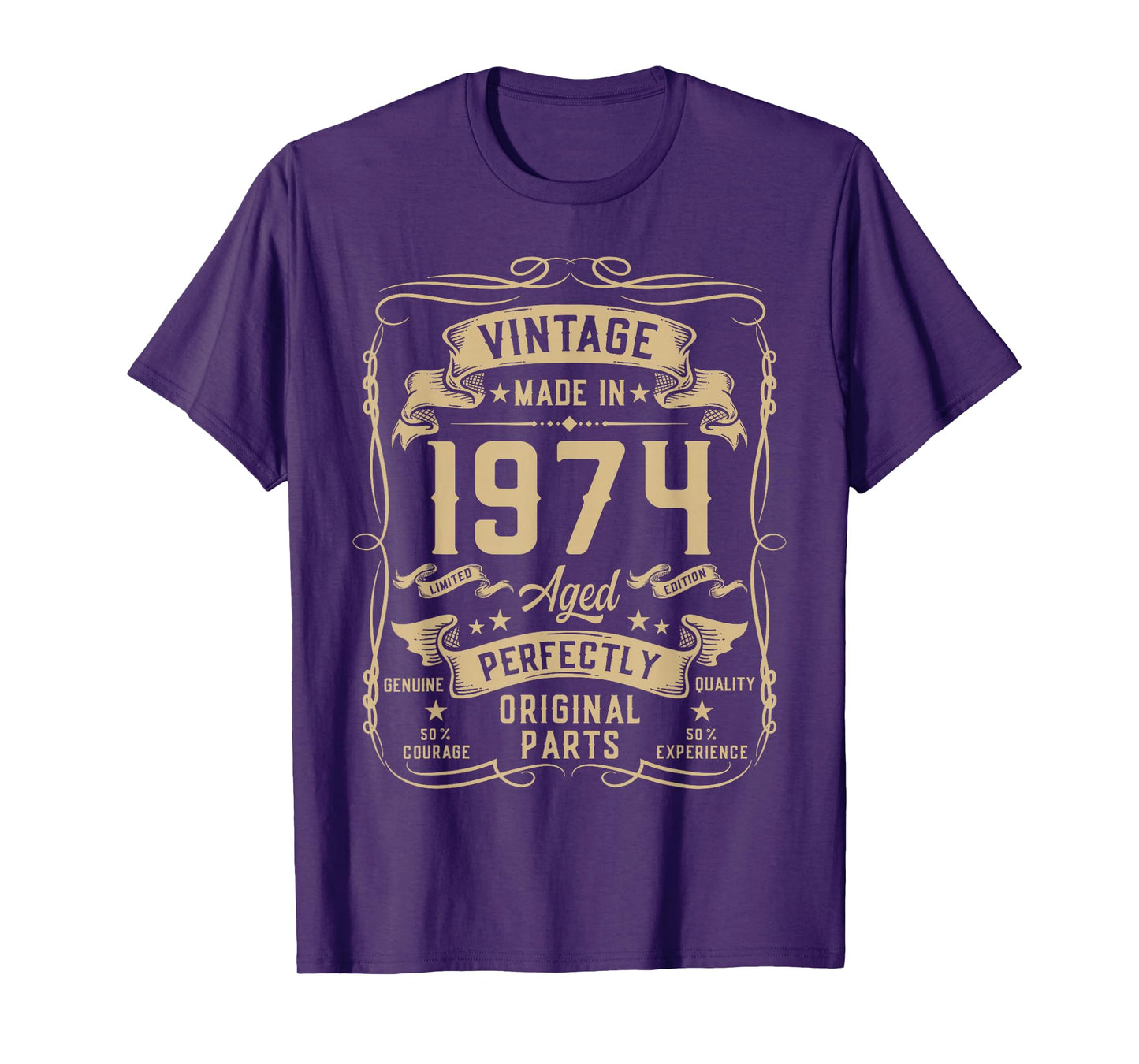 Vintage 1974 51yr 51st Birthday Gifts for Men 51 Years Old T-Shirt