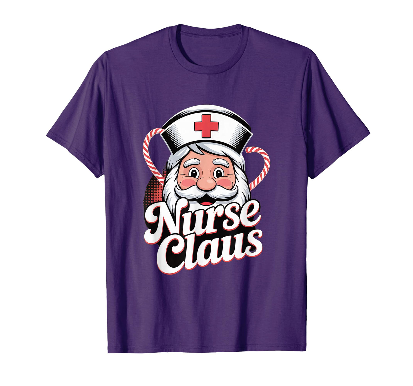 Nurse Claus Funny Santa Nurse Christmas T-Shirt