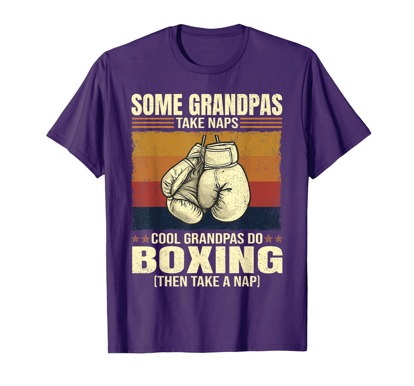Some Grandpas Take Naps Cool Grandpas Do Boxing T-Shirt