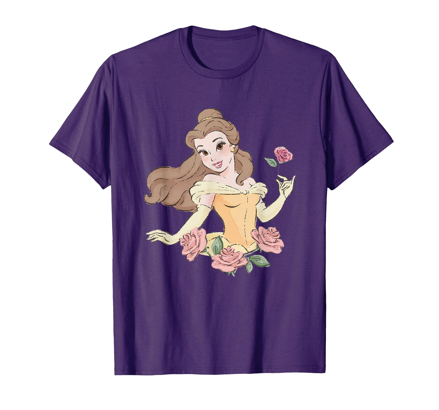Disney Beauty and the Beast Belle With Roses T-Shirt