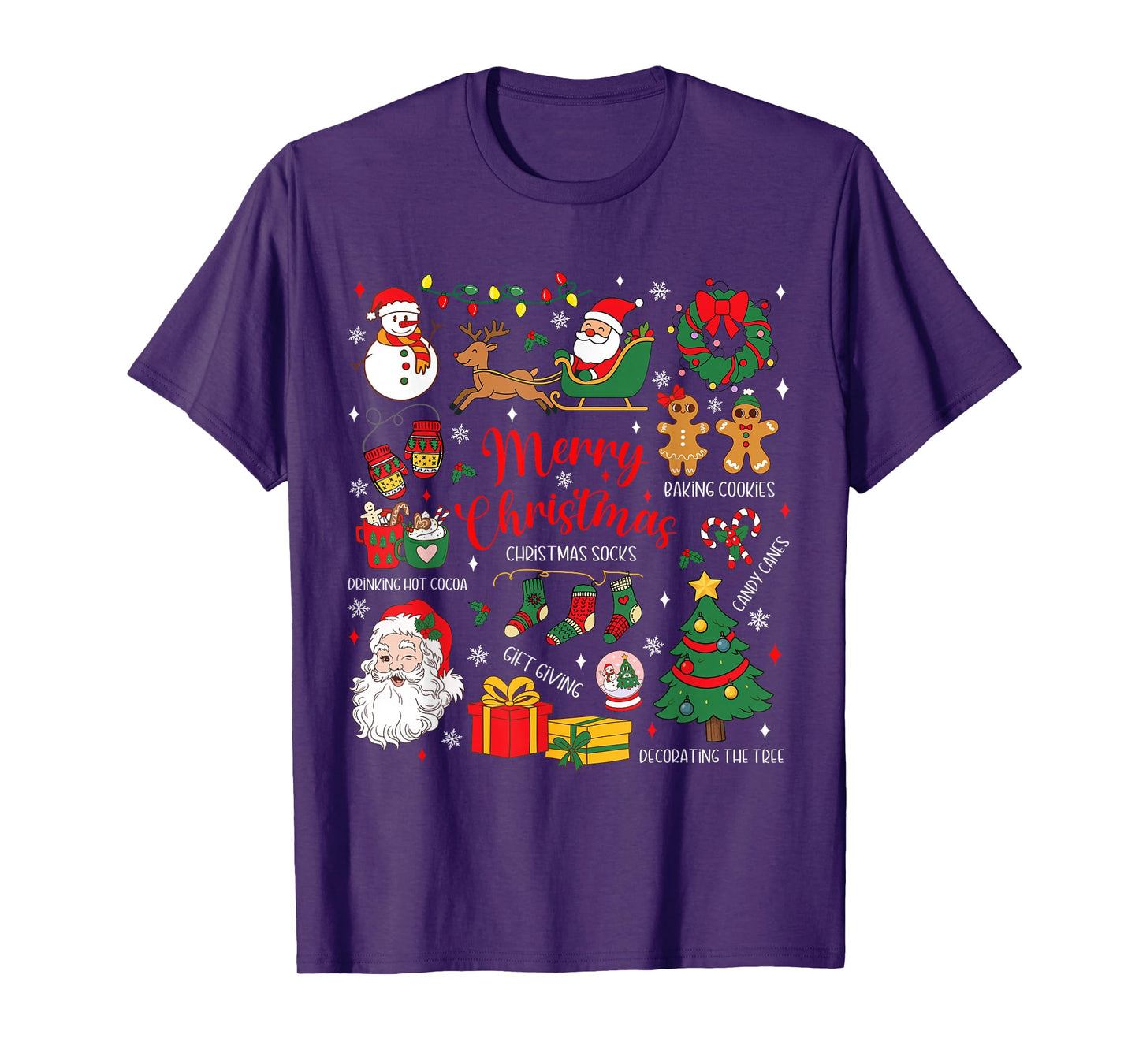 Merry Christmas Retro Santa Claus Tis The Season Christmas T-Shirt