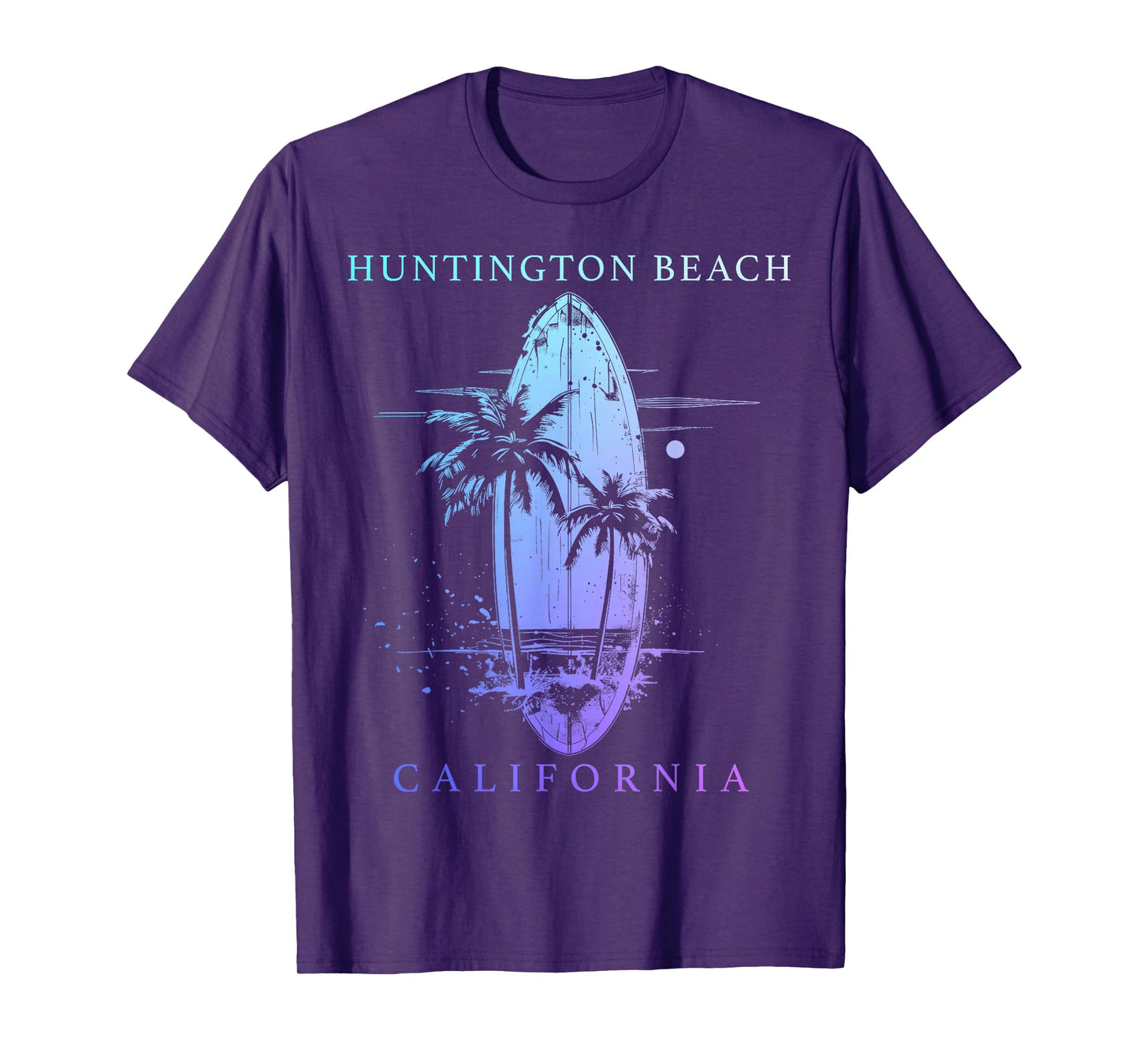 Huntington Beach California Surf Vintage Surfing Surfer T-Shirt