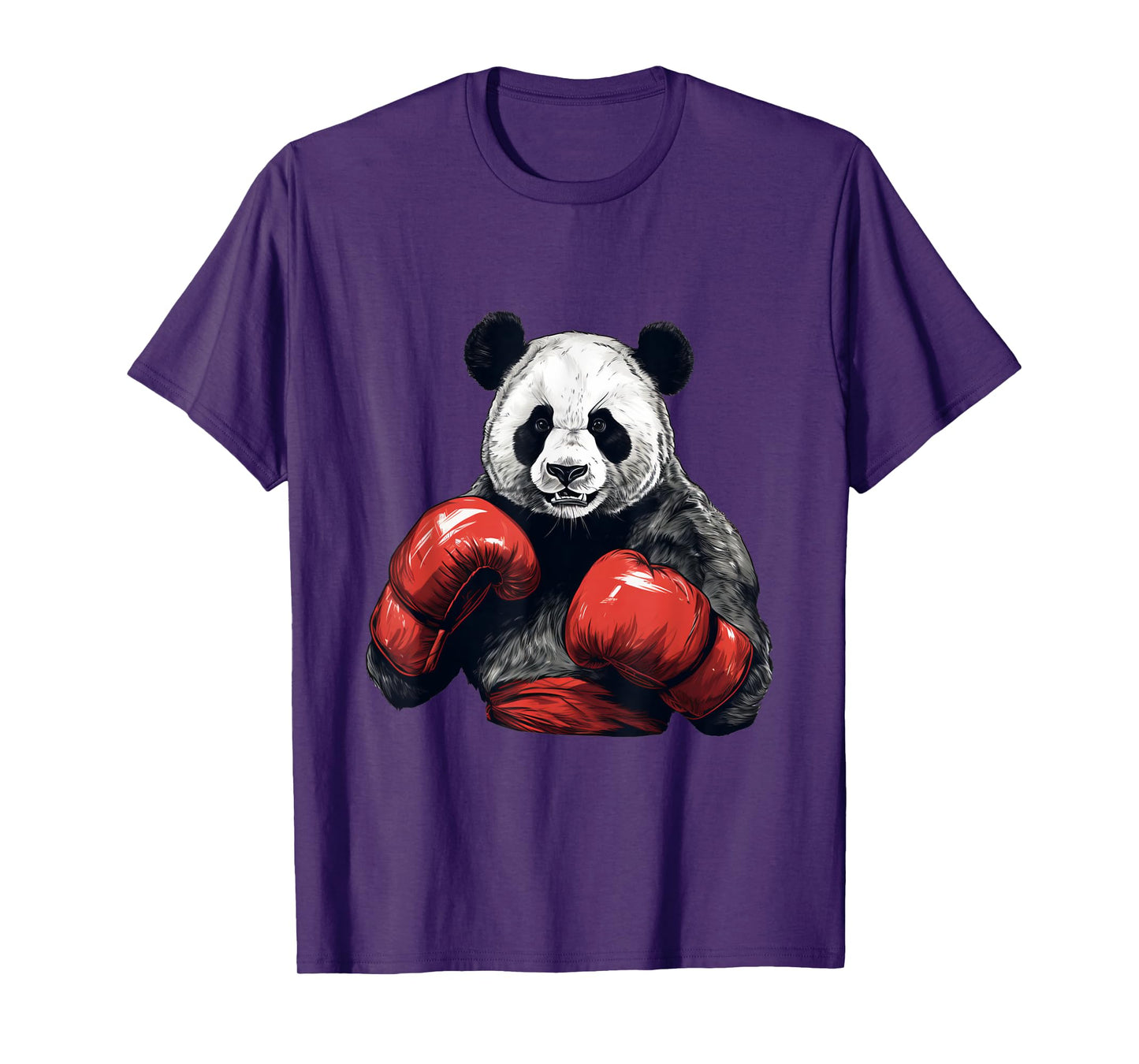 Panda Bear Wearing Boxing Gloves - Funny Boxing T-Shirt