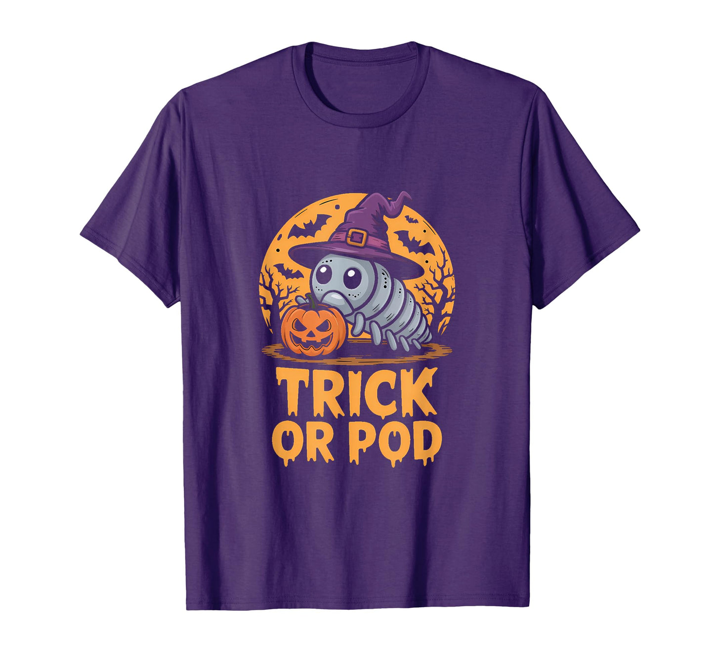 Kawaii Isopod Witch Halloween T-Shirt