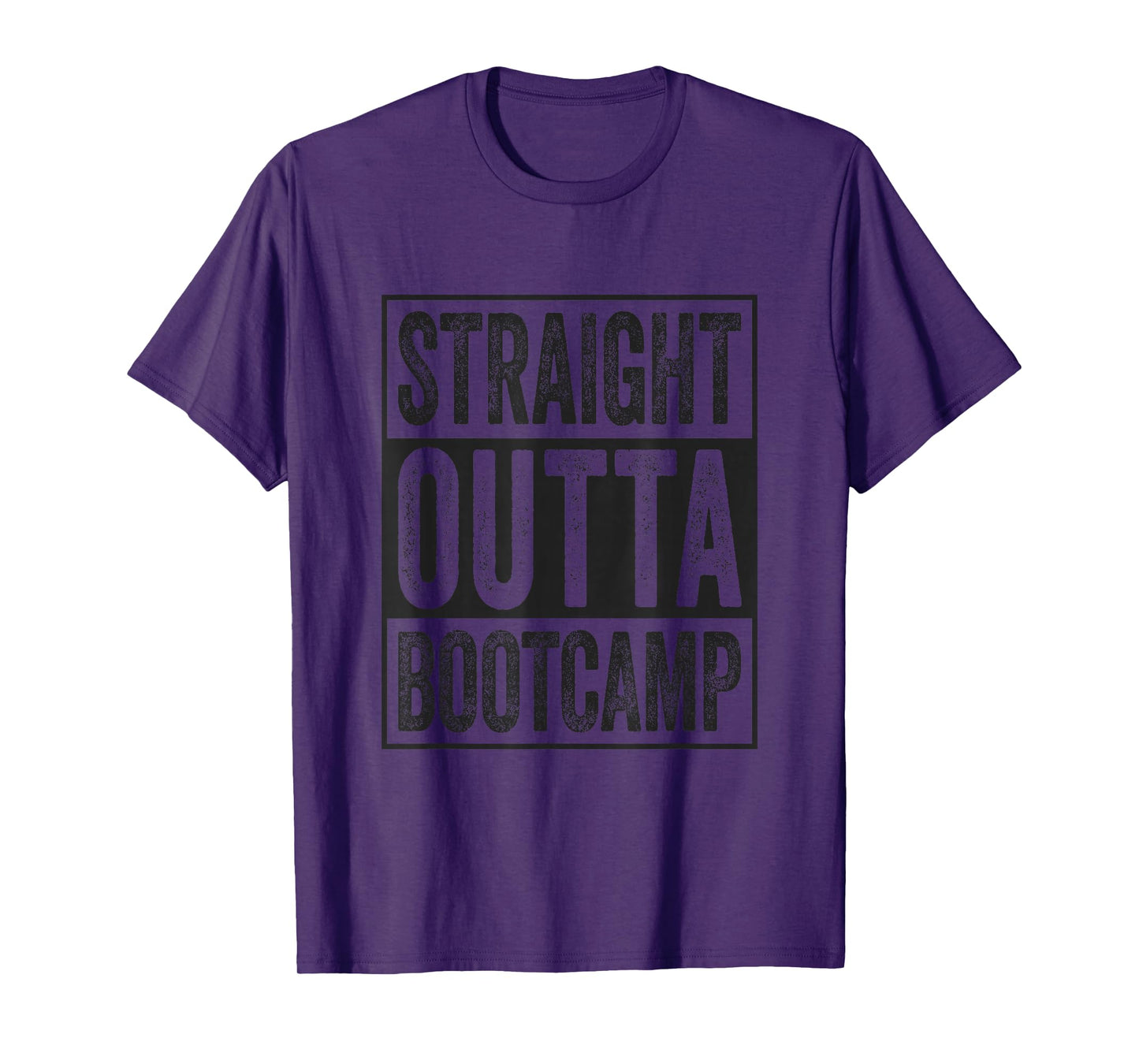 Straight Outta Bootcamp Soldier Basic Training Graduate T-Shirt