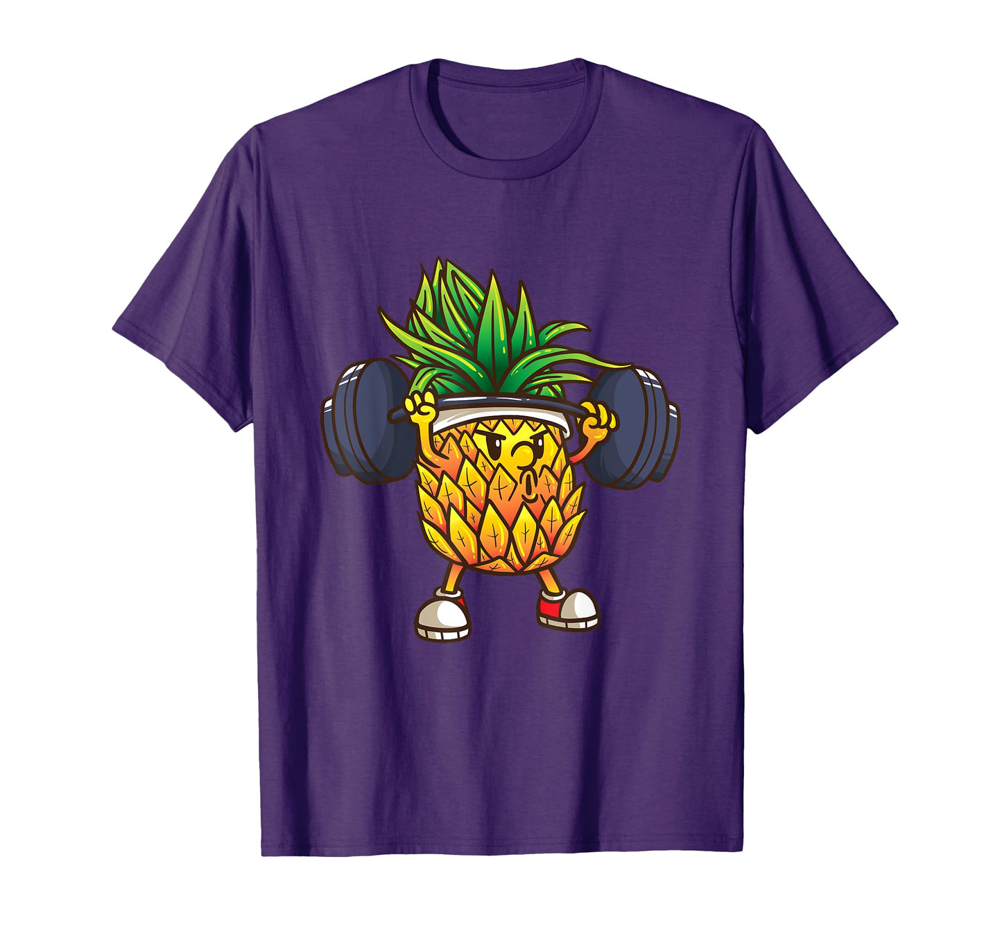 Funny Pineapple Powerlifting Weightlifting Gym Workout Girls T-Shirt