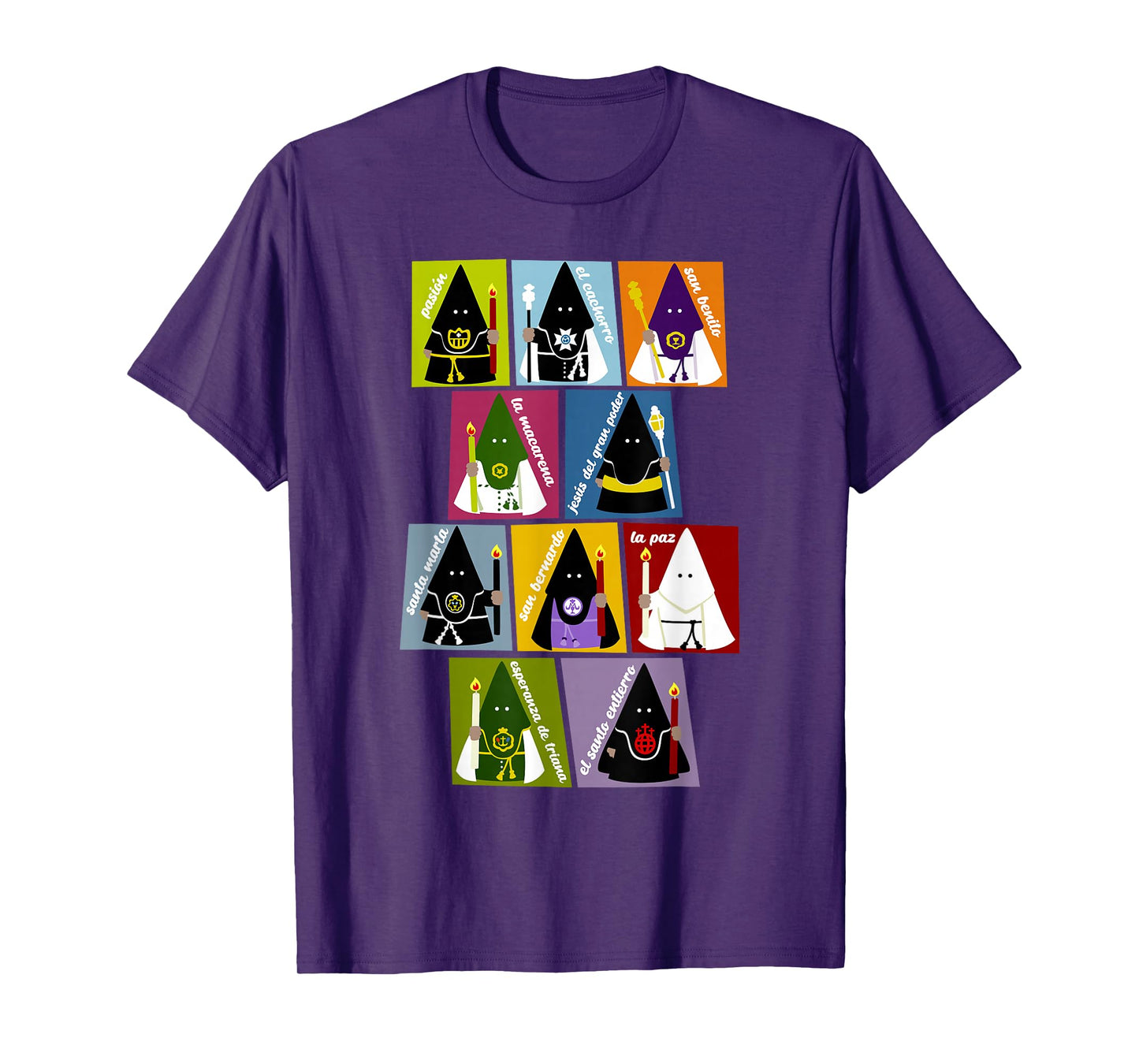 Holy Week Seville Nazarenos Chibi Kawaii T-Shirt