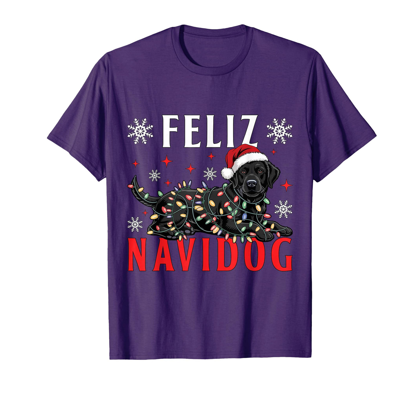 Feliz Navidog Dog Funny Christmas Ugly Christmas T-Shirt