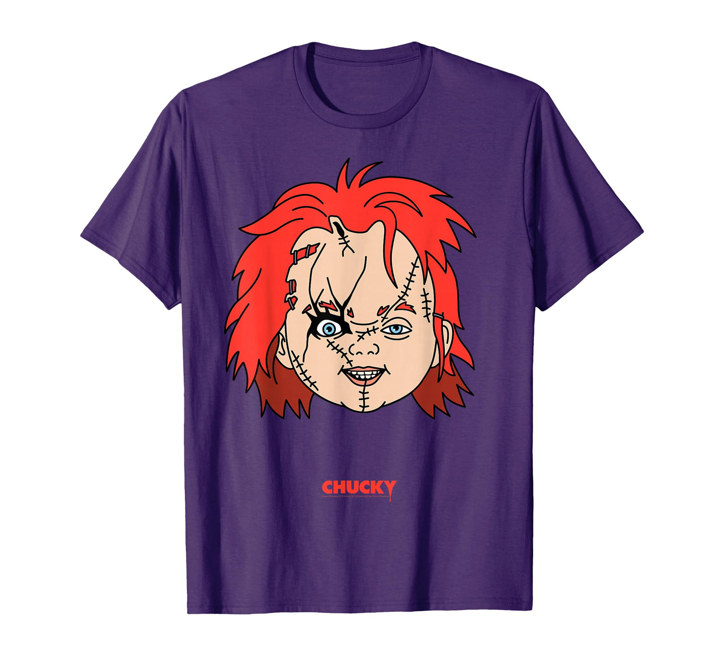 Chucky Big Face Portrait T-Shirt