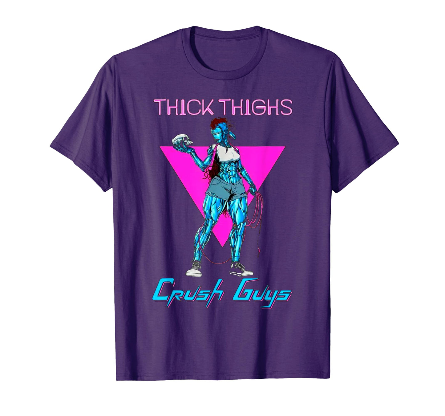 Thiick Thighs Crush Guys Weightlifting Bodybuilding Gym T-Shirt