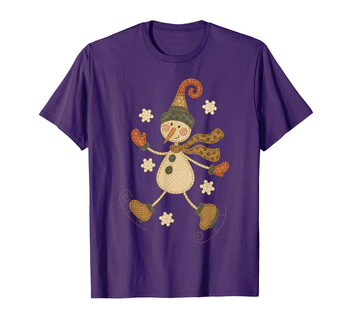 Snowman Christmas 2025 Family Matching Funny Winter Snow T-Shirt