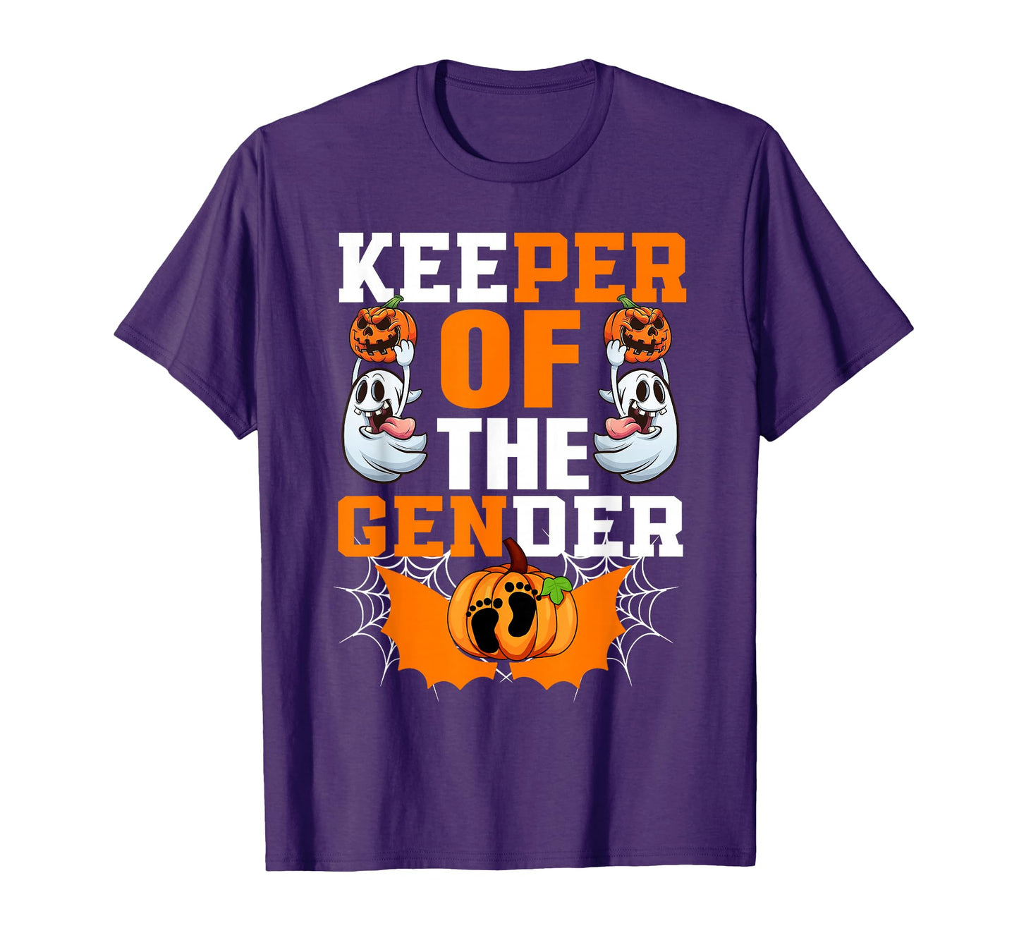 Funny Boo Secret Keeper of The Gender Reveal Halloween Party T-Shirt