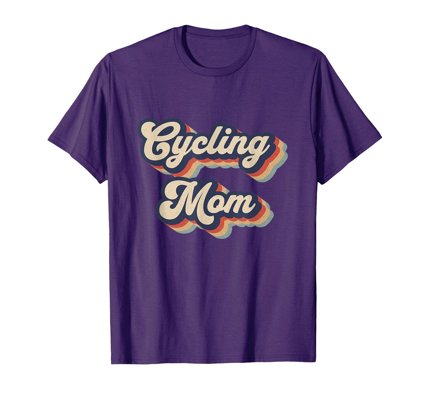 Cycling Mom Bicycle Riding Cyclist Womens T-Shirt