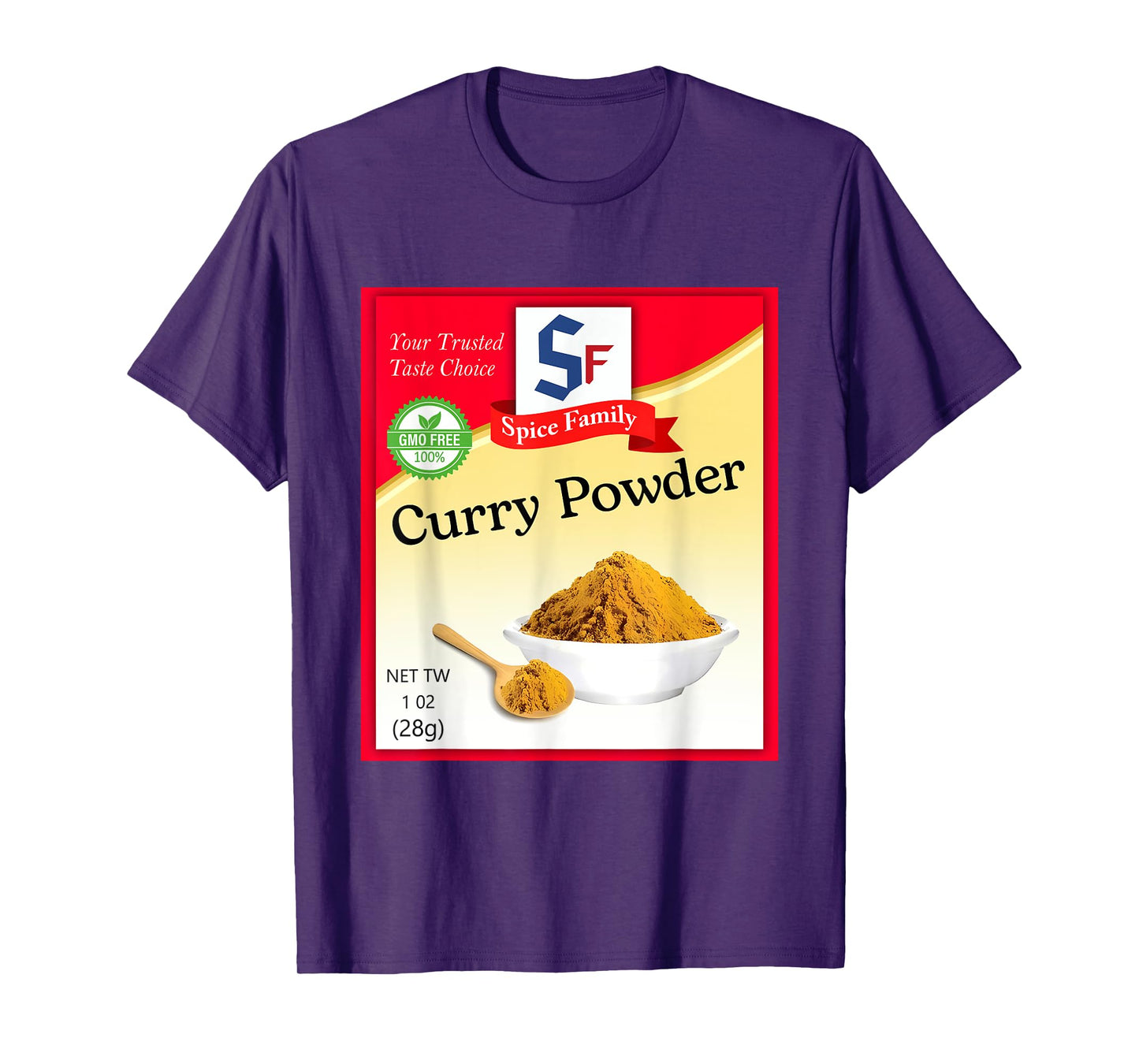 Curry Powder Condiment Costume Holiday Spice Group Costumes T-Shirt