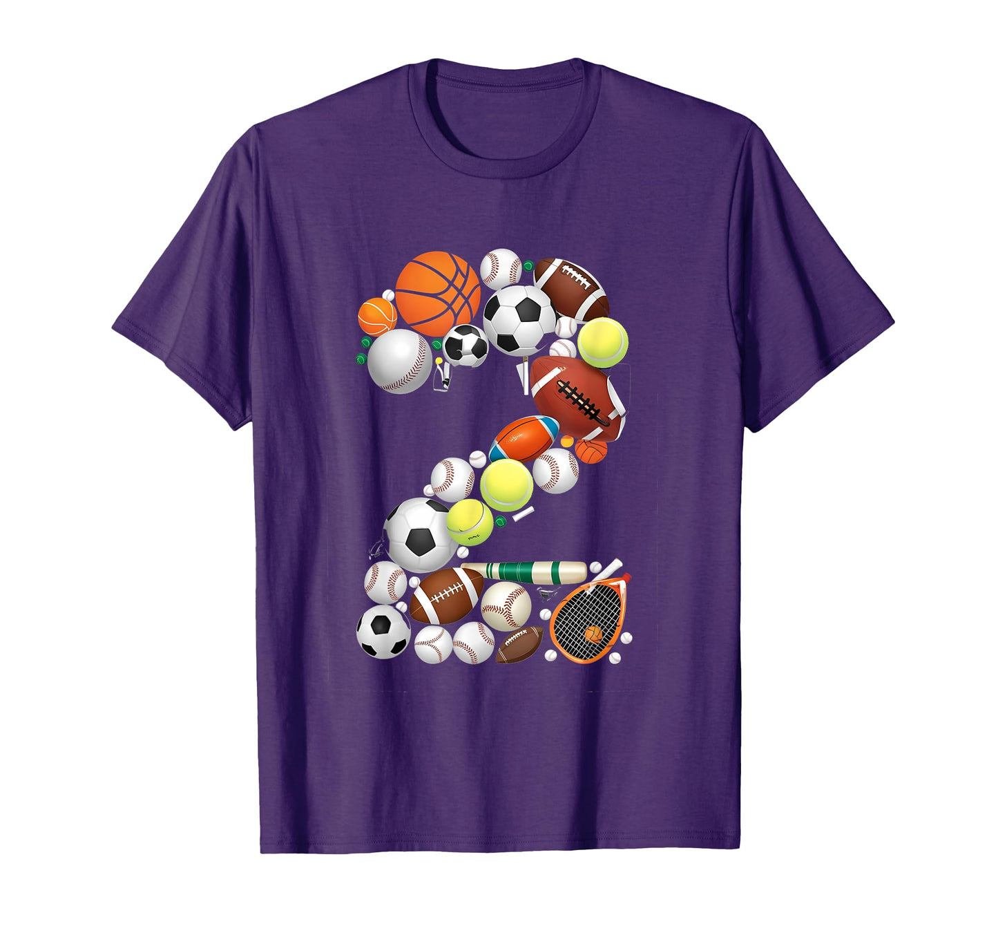 Born 2 Ball Sports Lover Multi-Sport design T-Shirt