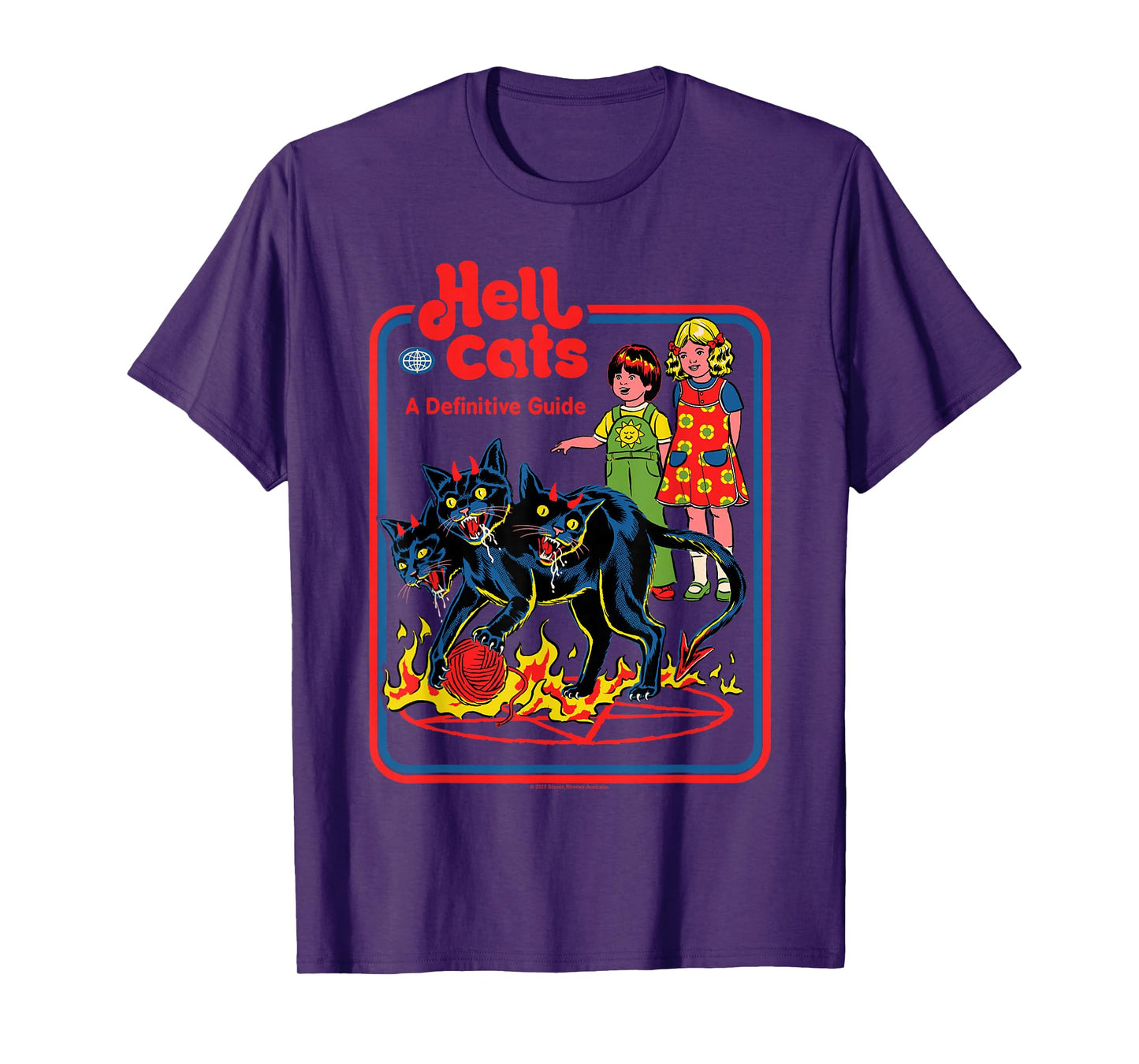 Hell Cats Retro Vintage Funny Adult Humor T-Shirt