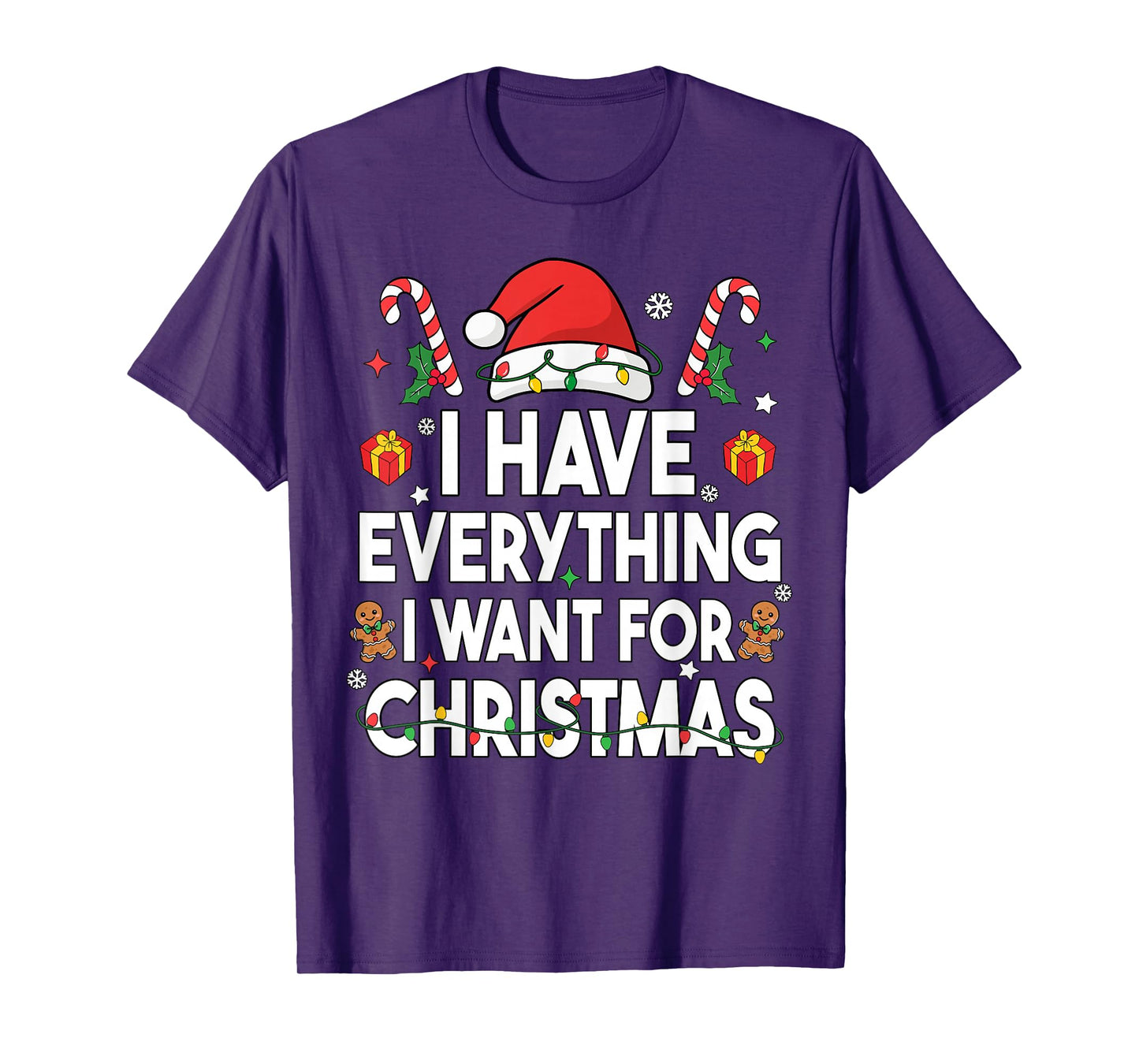 I Have Everything I Want for Christmas Its Me I'm Everything T-Shirt