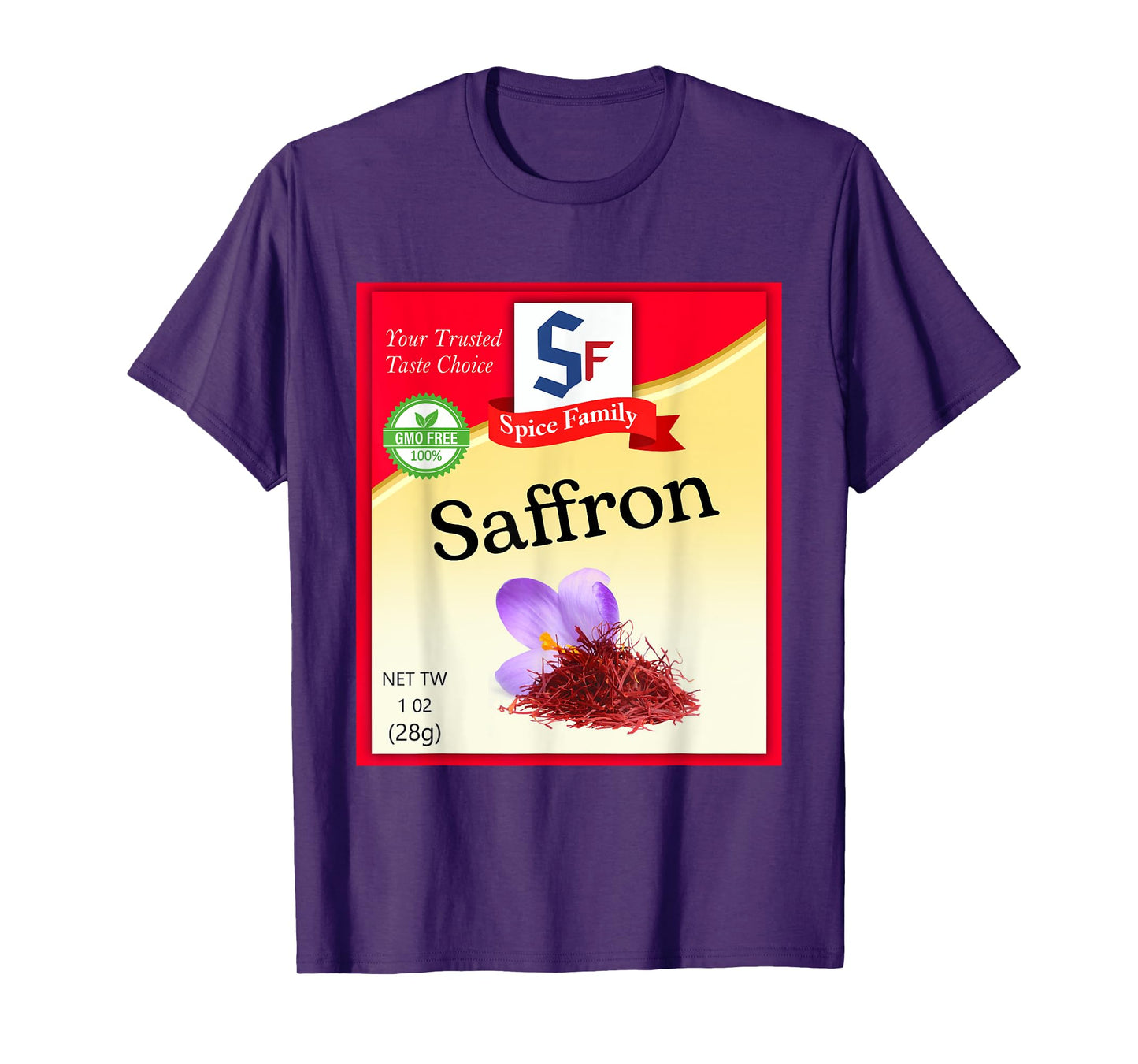 Saffron Condiment Costume Holiday Spice Costumes T-Shirt