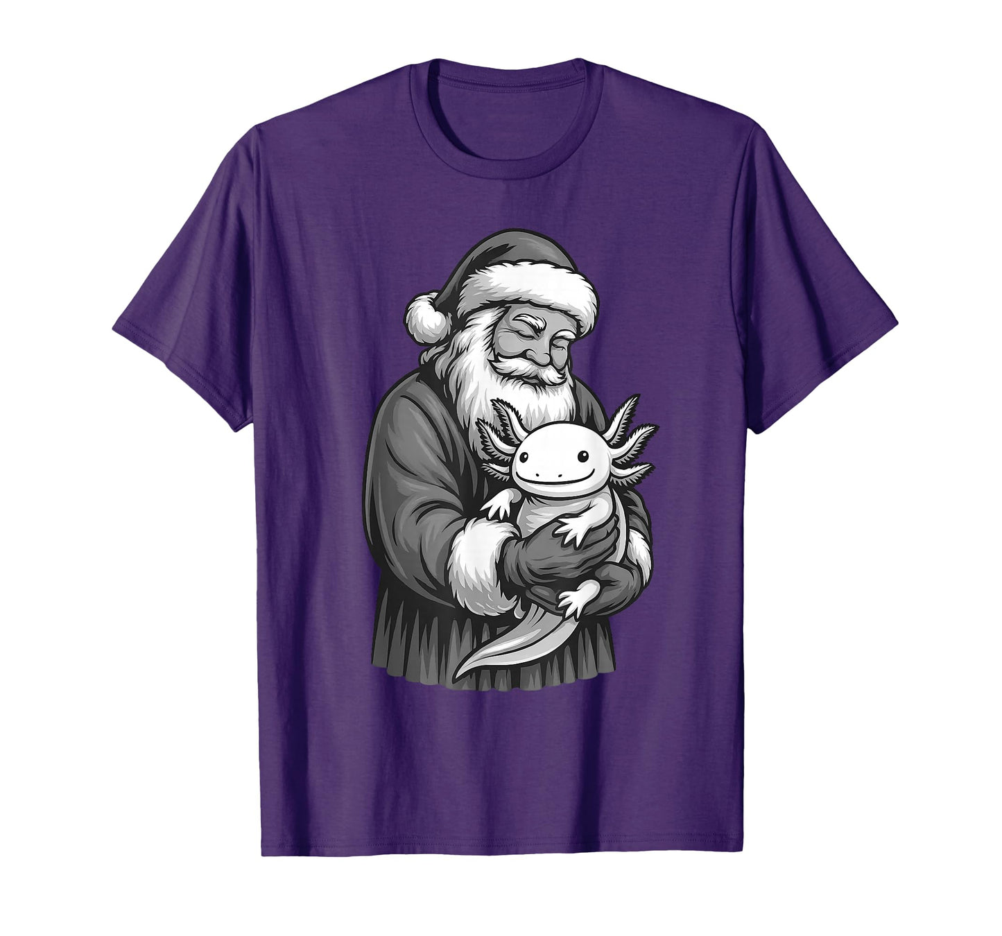 Axolotl Santa Claus Christmas Pet Lover T-Shirt