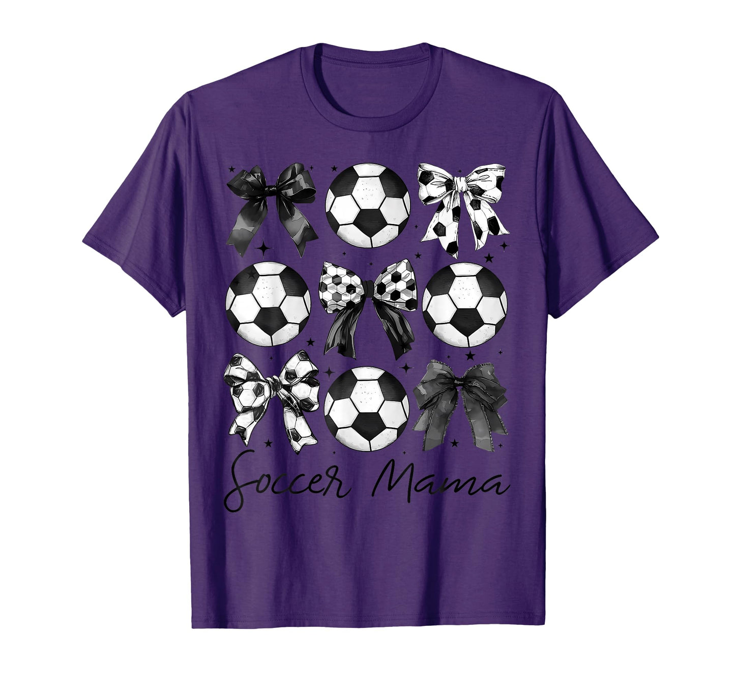 Soccer Mama Shirt Coquette Bow Soccer Mom T-Shirt