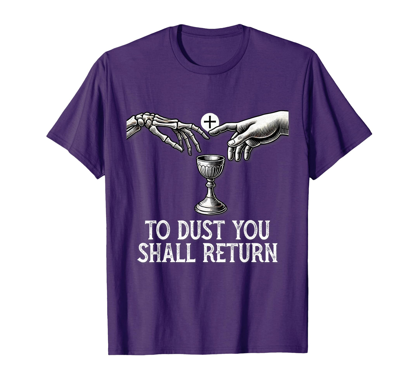 Memento Mori Catholic Eucharist Traditional Latin Mass Skull T-Shirt