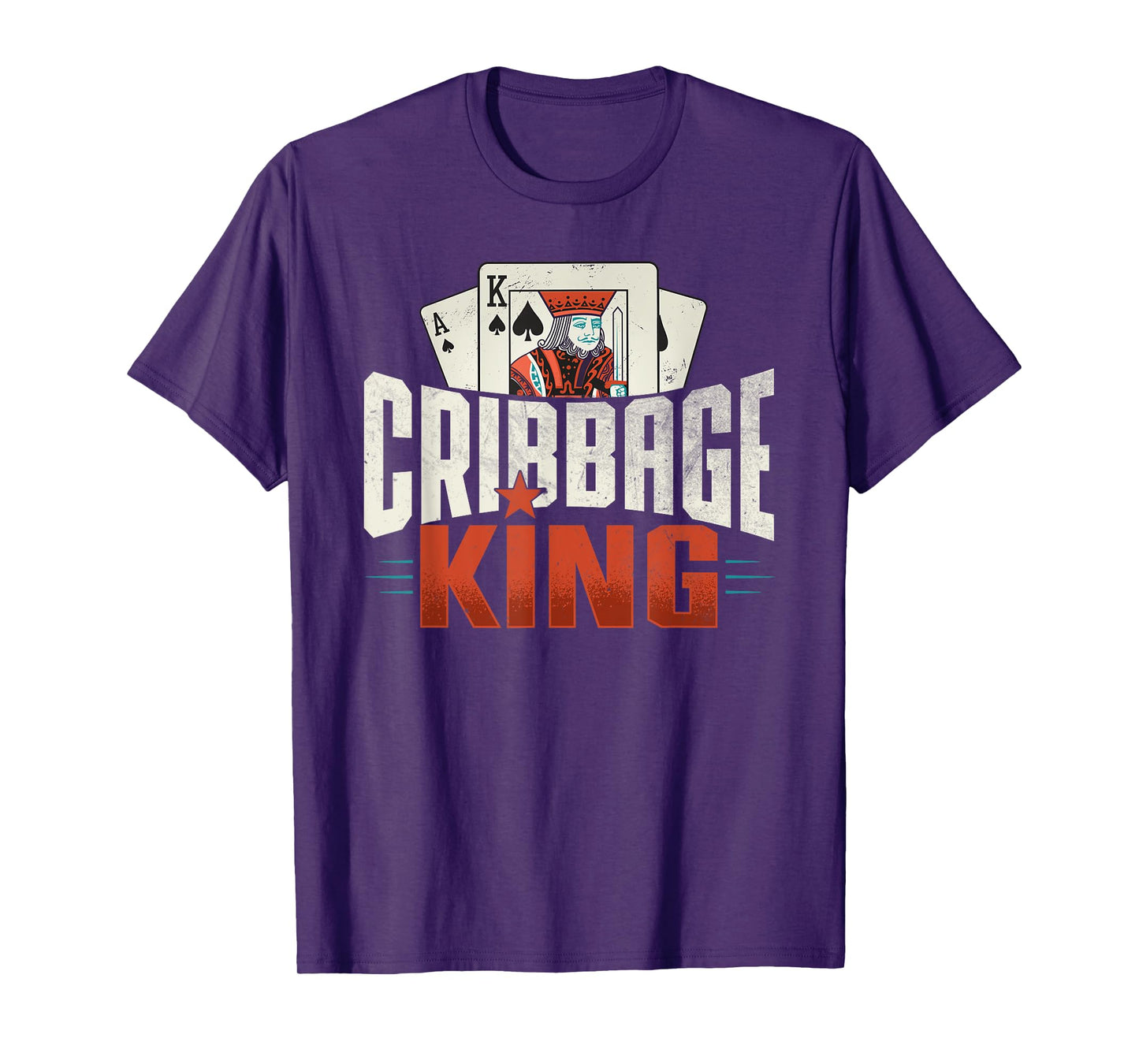 Cribbage Board Game Cribbage King Cribbage Player T-Shirt