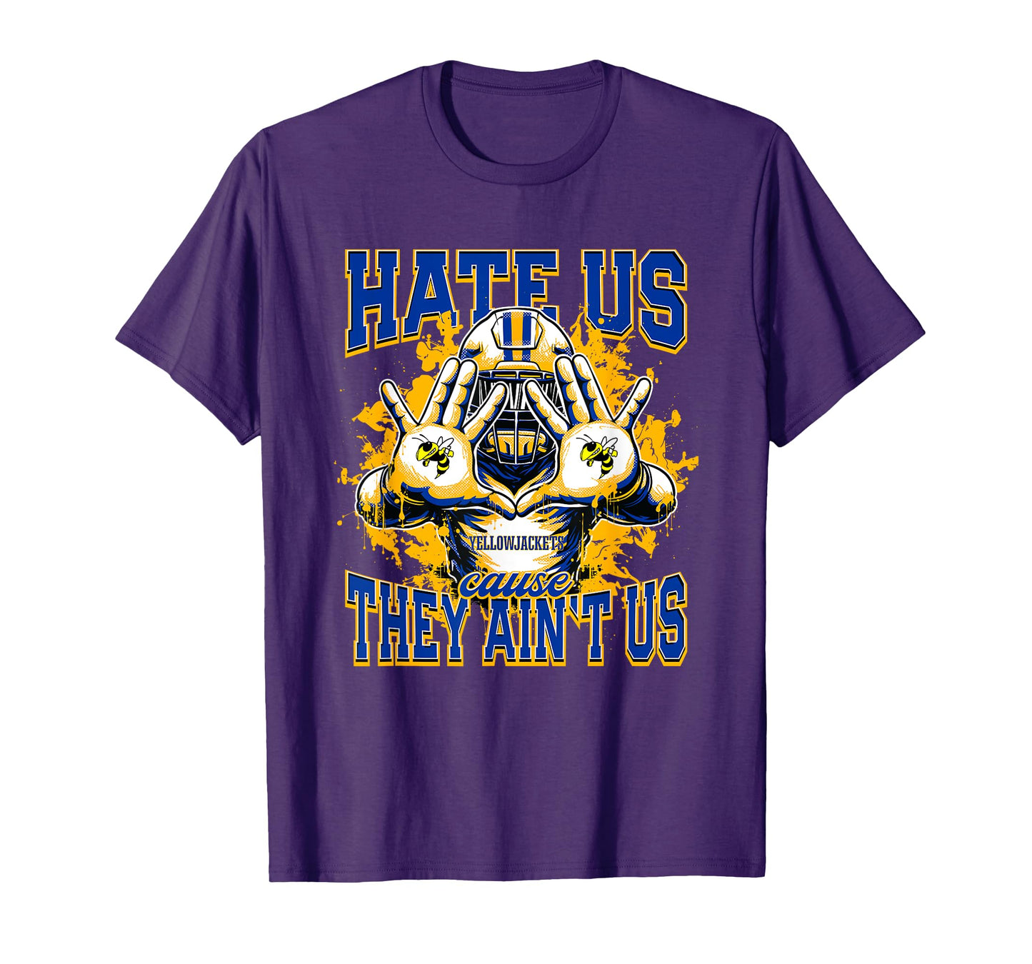 Kingston Yellowjackets Logo Hate Us Cause They Ain't HS T-Shirt