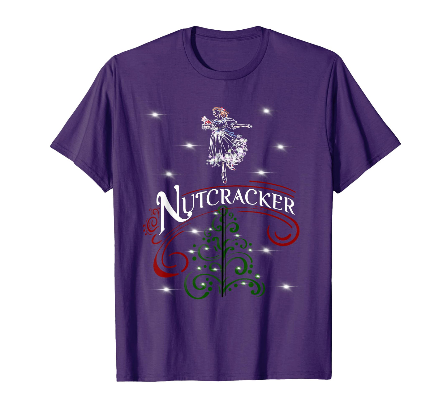 The Nutcracker Ballet Christmas Tree Holiday Dance T-Shirt