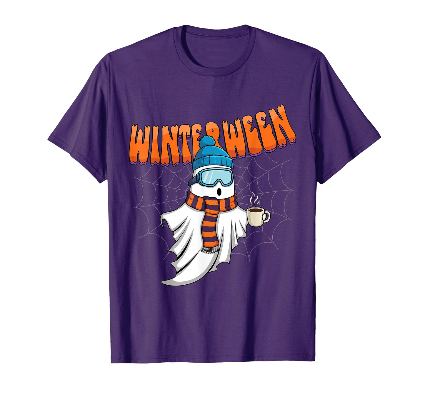 Winterween Winter Halloween Christmas Ghost Cute Kawaii T-Shirt