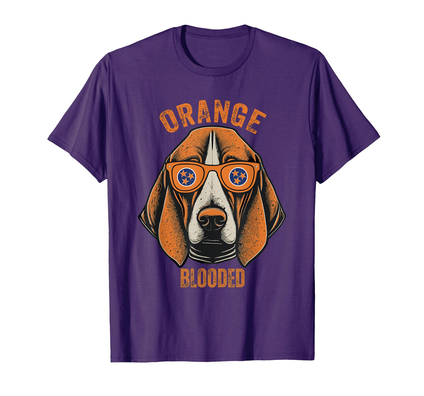 Orange Blooded Tennessee Hound Native Home TN State Pride T-Shirt