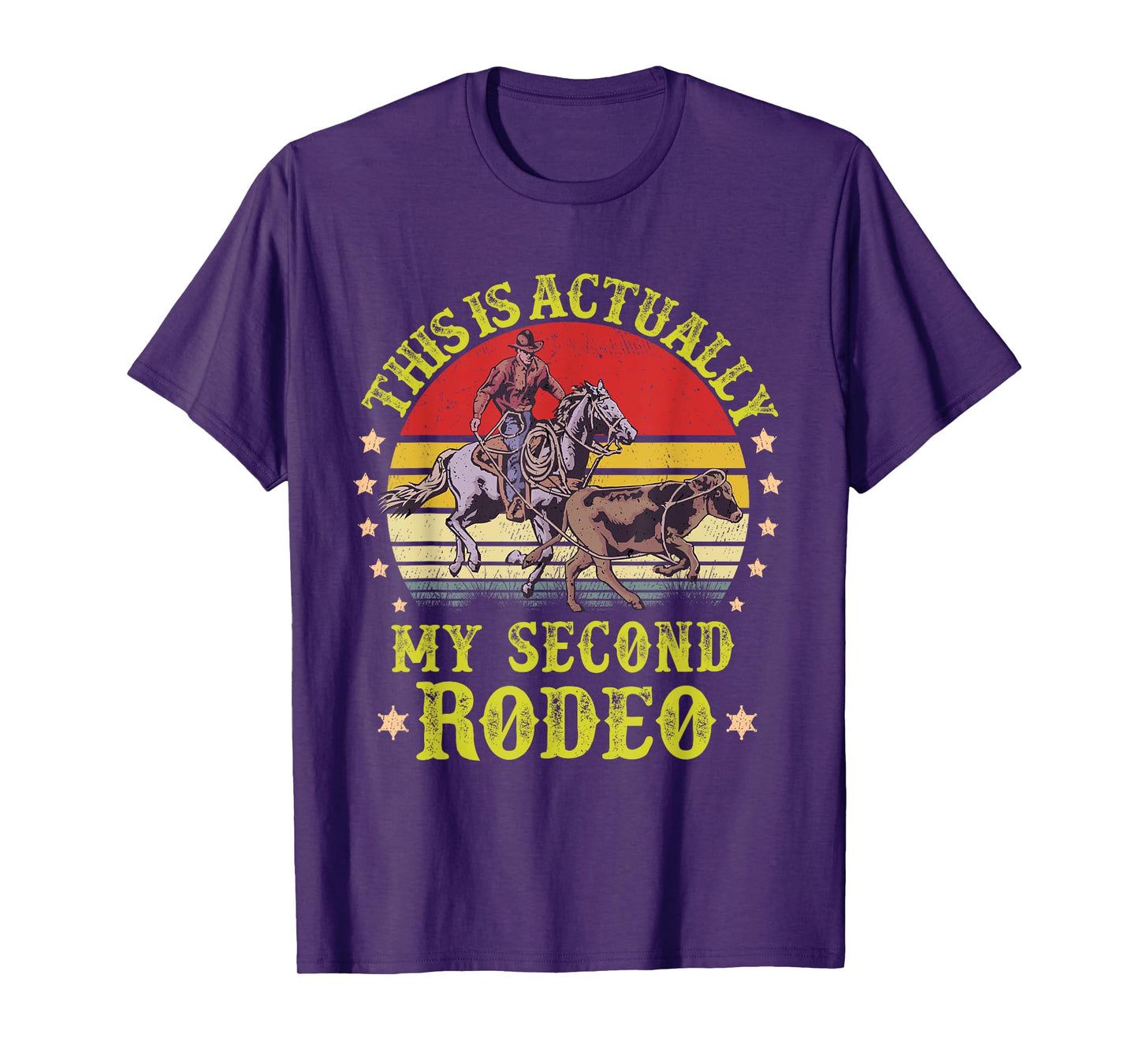 This is actually My Second Rodeo vintage Cowboy and Cowgirl T-Shirt