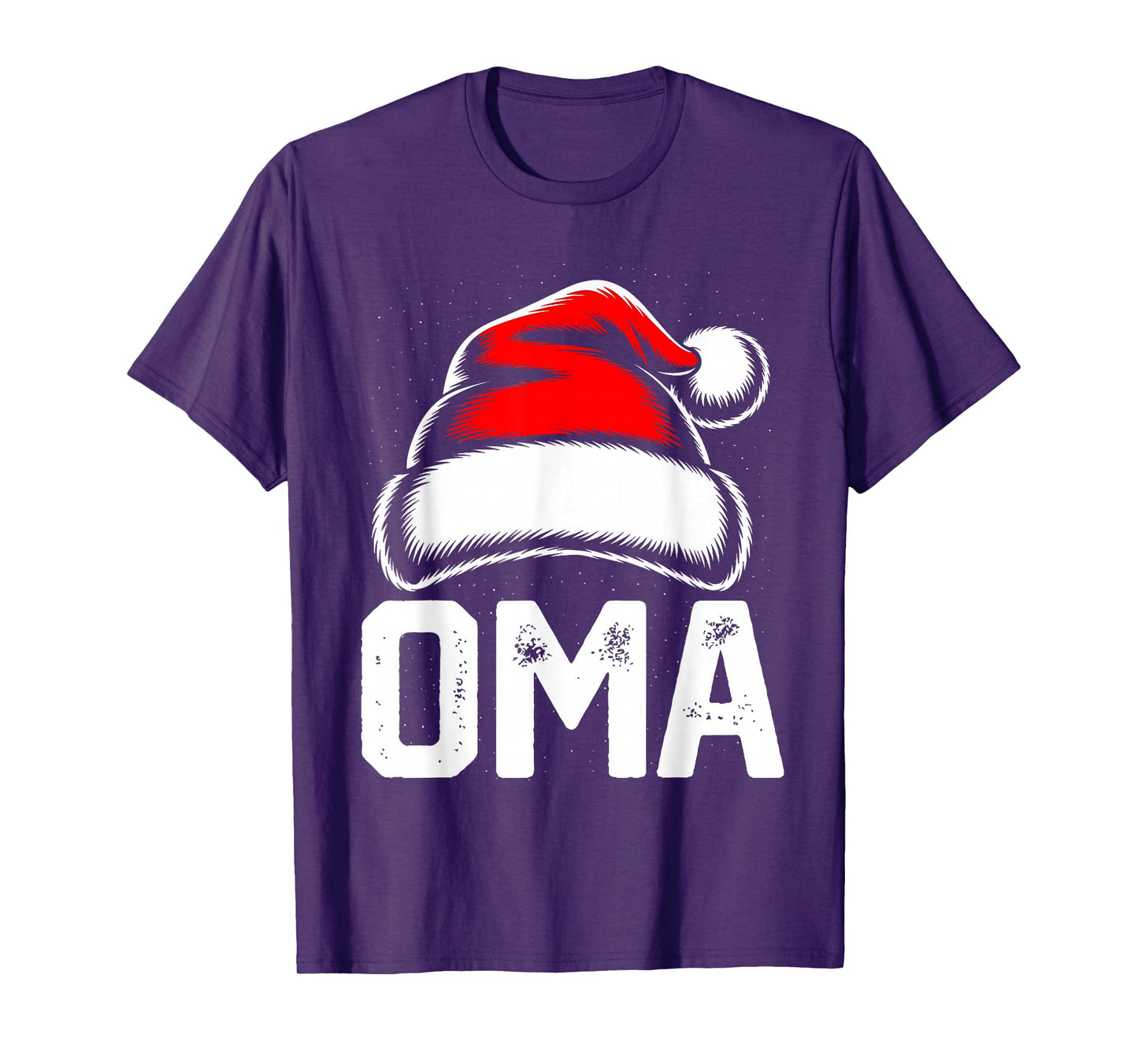 Oma Santa Christmas Family Matching Pajamas Xmas Squad T-Shirt