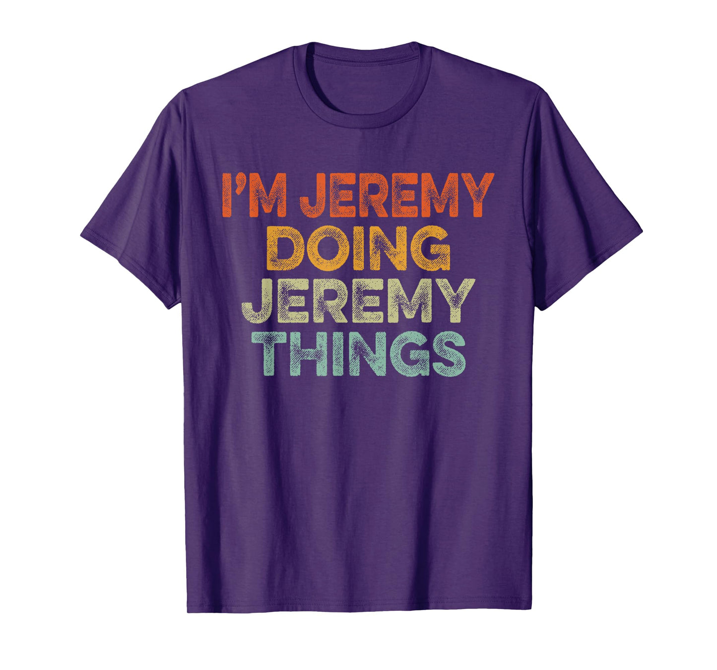 I'm JEREMY Doing JEREMY Things Shirt Vintage Funny Christmas T-Shirt