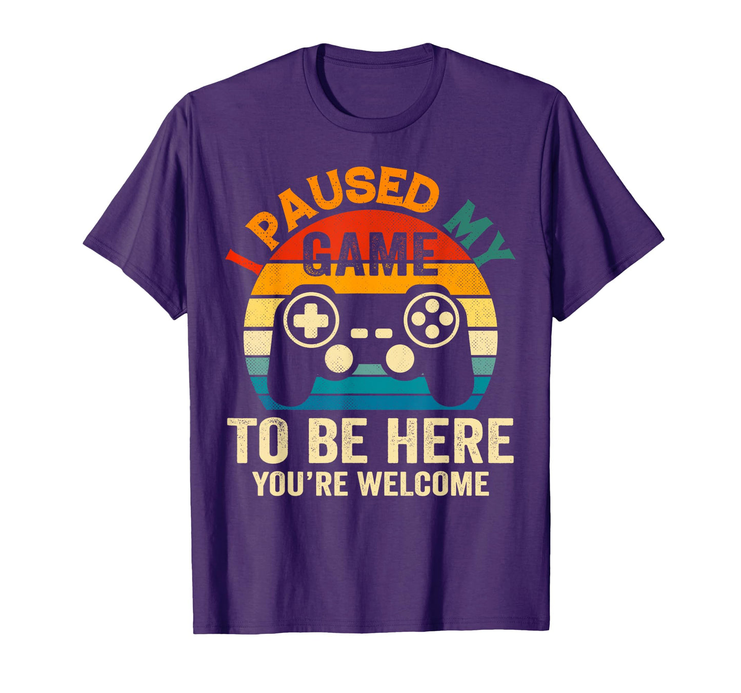 I Paused My Game To Be Here Thanksgiving Kid Boys Gamer T-Shirt