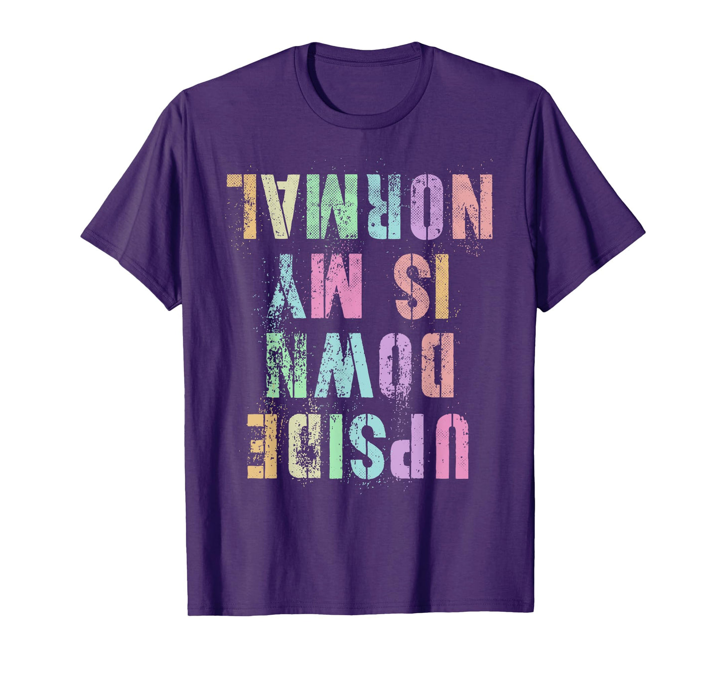 Funny UPSIDE DOWN IS MY NORMAL Gymnastics Tumbling Gymnast T-Shirt
