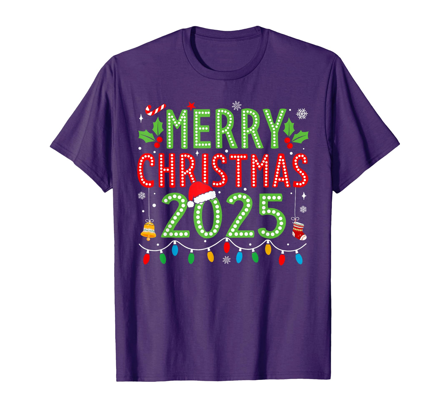 Matching Family Merry Christmas 2025 Xmas Men Women Kids T-Shirt