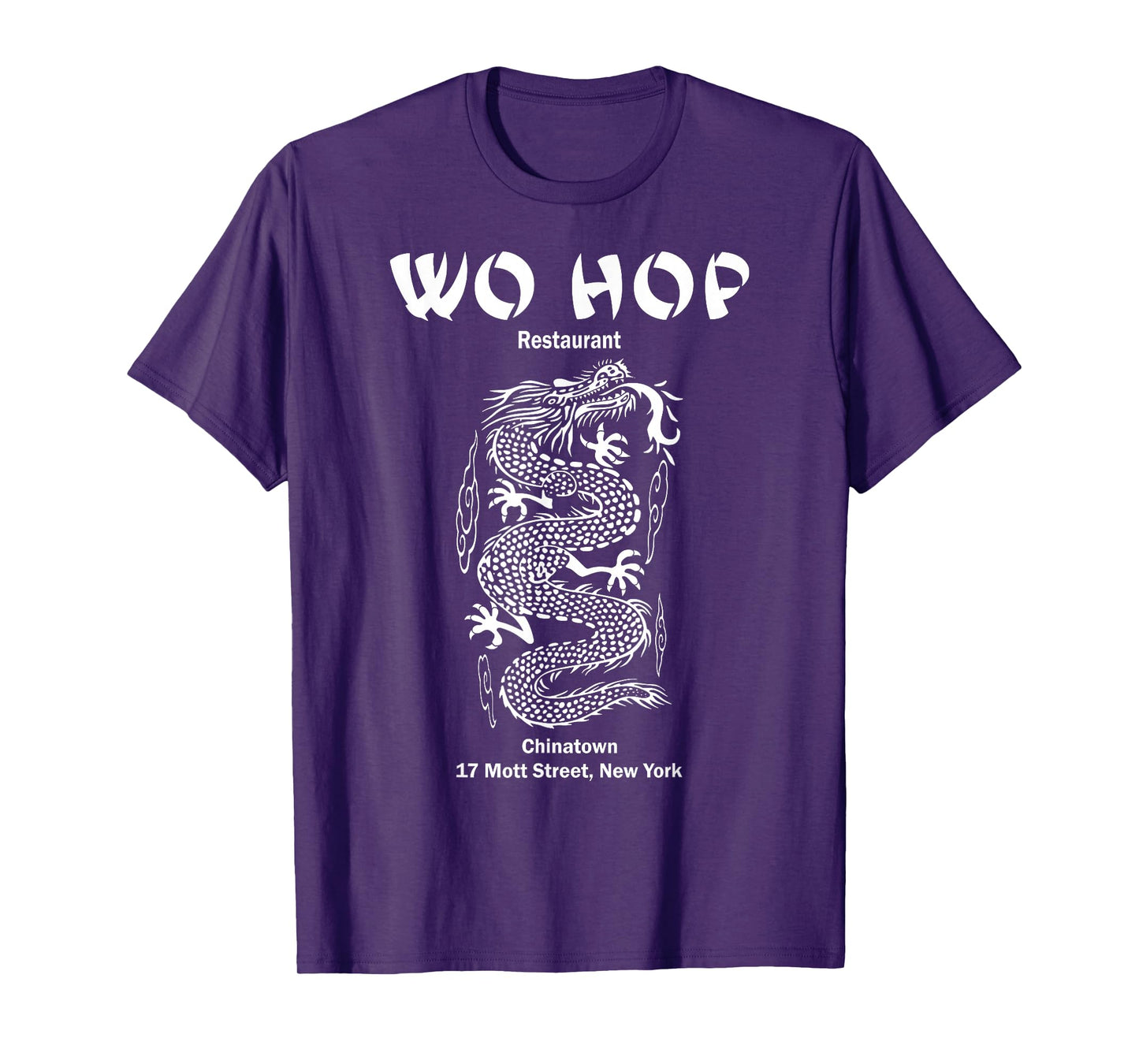 Wo hop Restaurant Chinatown, Serpent Dragon Vintage T-Shirt