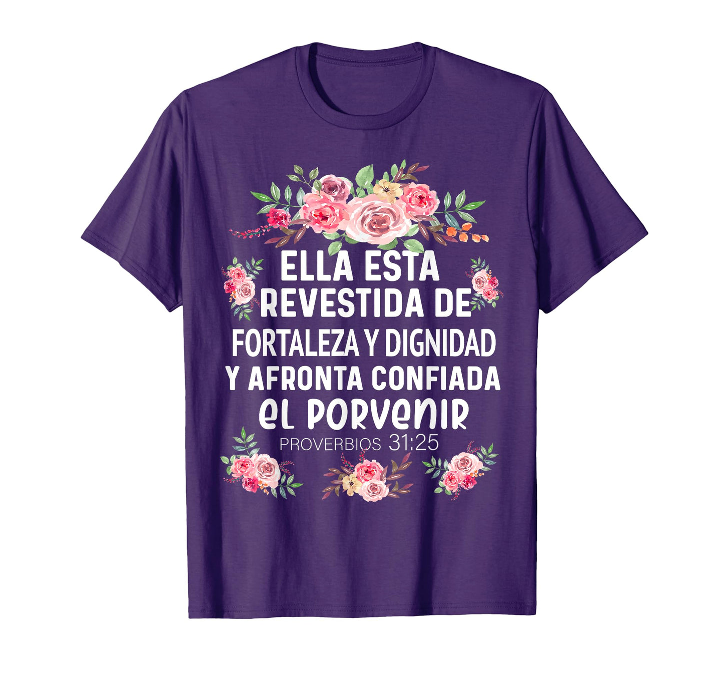 Camiseta cristiana en espanol Versiculo Spanish Christians T-Shirt
