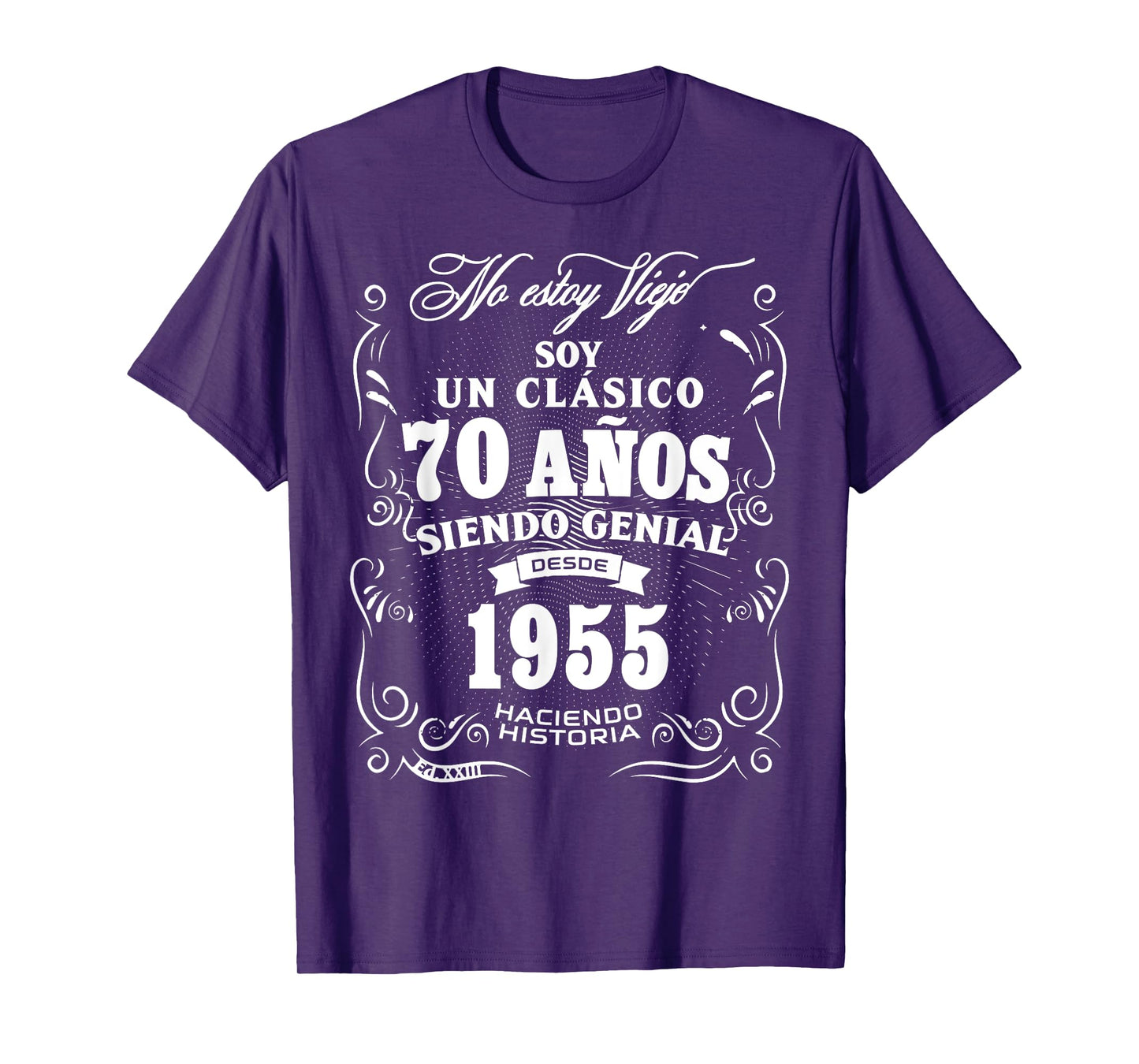 Vintage 70th Birthday Men Funny 1955 70 Birthday Spanish T-Shirt