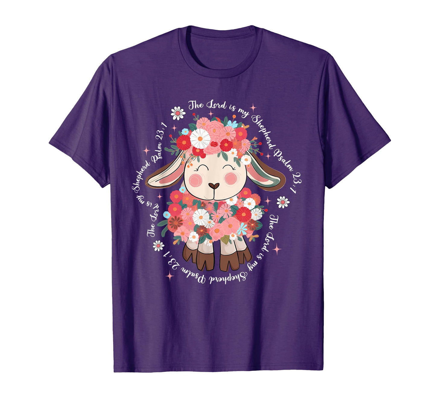 The Lord Is My Shepherd Easter Day Jesus Christian Faith T-Shirt