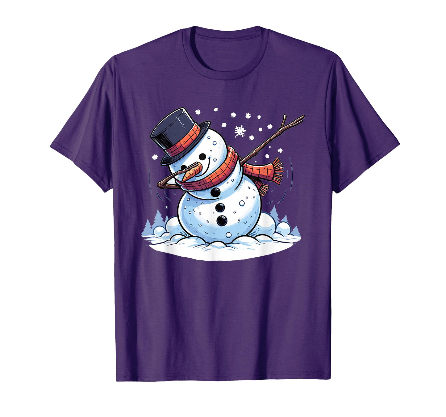Dabbing Christmas Snowman Dab Christmas T-Shirt
