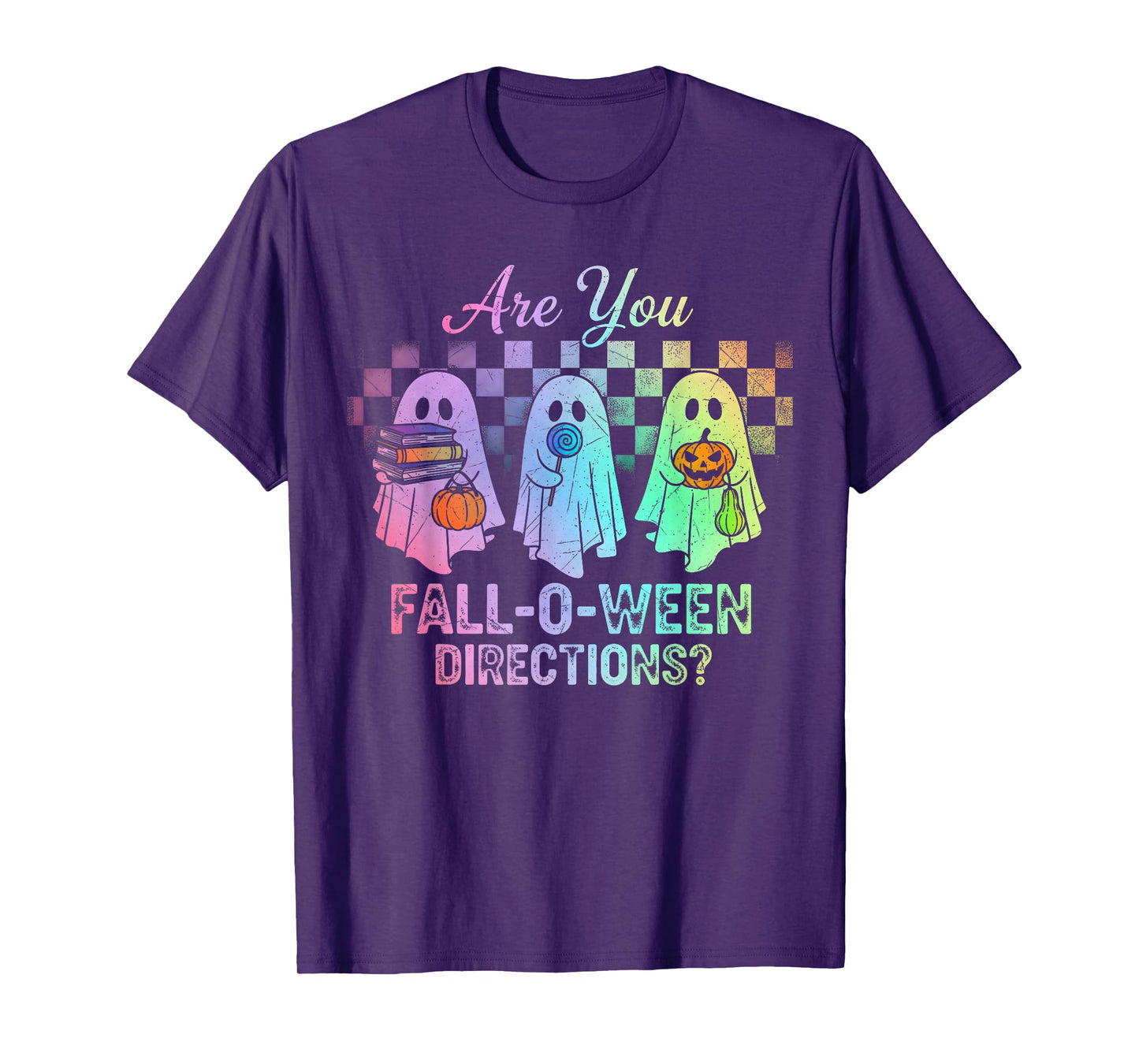 Vintage are You Fall O Ween Directions Teacher Halloween T-Shirt