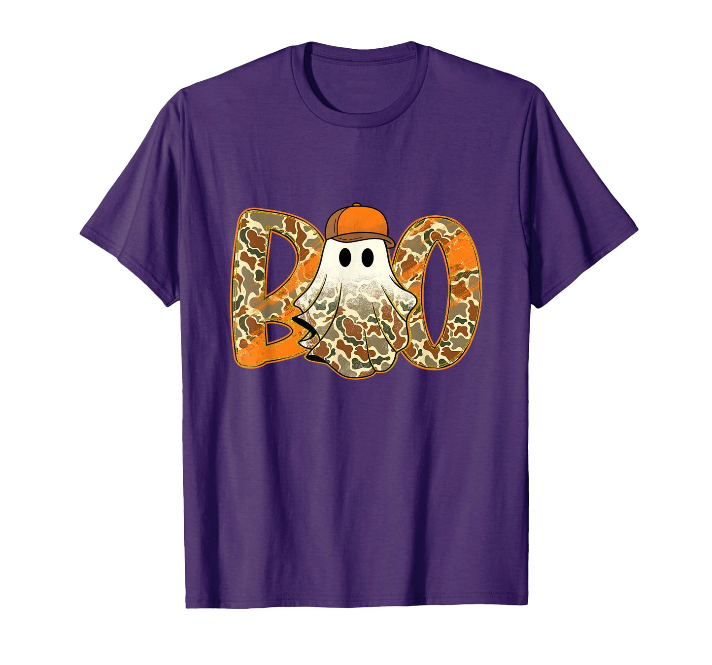 Boo Camo Ghost Halloween Hunter Ghost Hunting Lover Boys T-Shirt